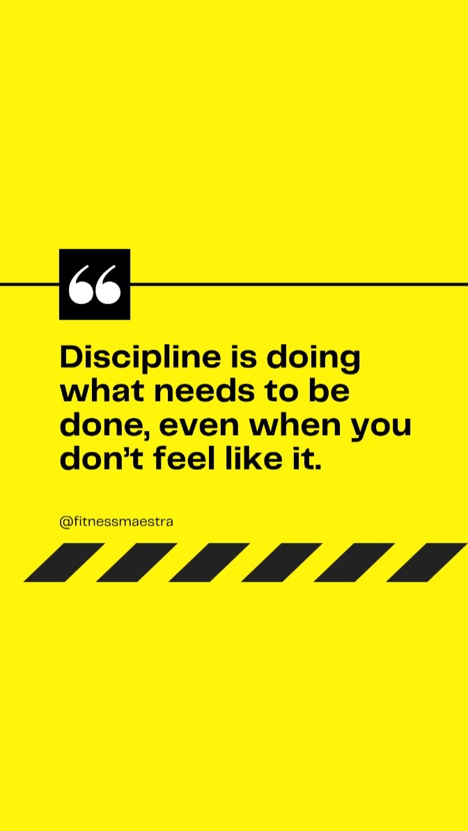 Motivation fades. That’s normal. Discipline is what keeps you going when your energy dips or life gets busy. The magic happens on the days you don’t feel like it, but still show up. 💪
