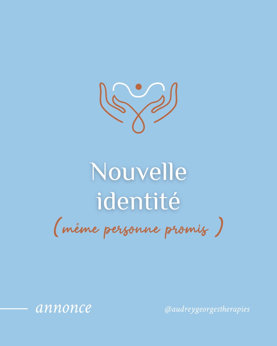 Changer d’identité visuelle, ce n’est jamais “juste” esthétique.
C’est souvent le signe qu’à l’intérieur, quelque chose a évolué.
Que la posture s’est affinée.
Que la pratique s’est déposée.
Cette nouvelle identité, elle ne cherche pas à impressionner.
Elle cherche à rassurer, à soutenir, à dire :
« Tu peux venir comme tu es. »
Et si elle vous donne envie de rester un peu,
alors elle a déjà rempli sa mission ✨
#audreygeorgestherapies #therapieifs #théoriepolyvagale #intelligencerelationnelle #therapeuteardeche