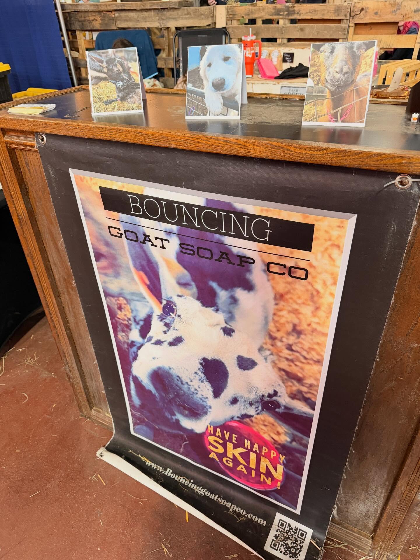 A whirlwind of a morning! What??? It's already 1 o'clock? Staying busy makes the time fly. We are at Day 4 and midway through the Pennsylvania Farm Show. Here today until 9pm #pafarmshow #goatmilksoap #goatsoap