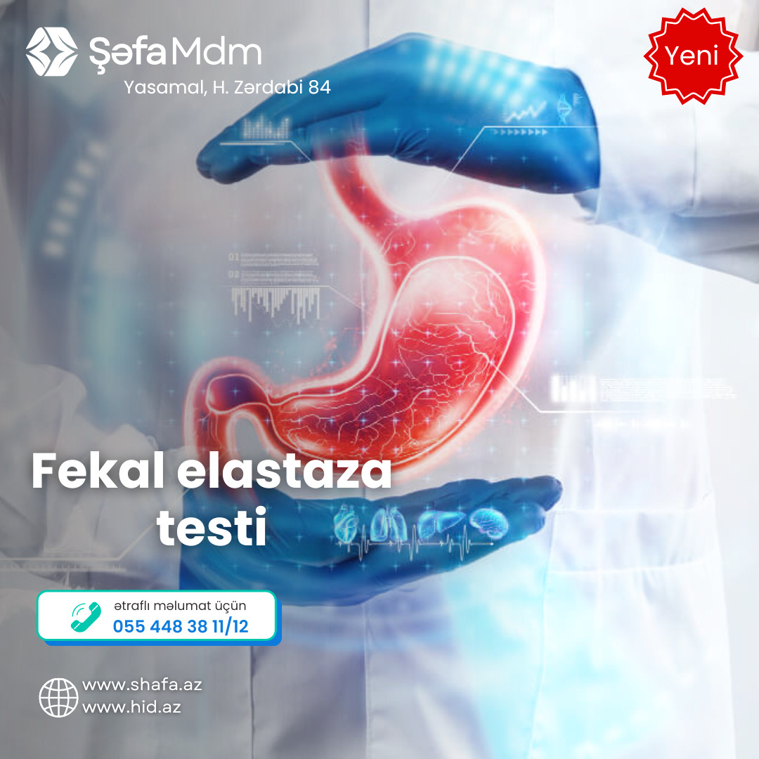 Müasir laborator diaqnostikada həzm sisteminin qiymətləndirilməsi üçün qeyri-invaziv analizlərə üstünlük verilir.
Fekal elastaza testi mədəaltı vəzinin (pankreasın) fermentativ fəaliyyətini qiymətləndirməyə imkan verən etibarlı və ağrısız laborator üsuldur.
🔹 Qan götürülmədən aparılır
🔹 Yalnız nəcis nümunəsi tələb olunur
🔹 Uşaqlar və yaşlı pasiyentlər üçün uyğundur
🔹 Pankreasın ekzokrin funksiyasının qiymətləndirilməsində istifadə olunur
📍 Yasamal, H. Zərdabi 84
📞 055 448 38 11 / 12
🌐 www.shafa.az | www.hid.az
#fekalelastaza #pankreas #hezmsistemi #laboratordiaqnostika #analiz #qeyriinvaziv #agrisizanaliz #medekaltivezi #qastroenterologiya #hazmproblemleri #ishal #kop #laboratoriya #tibb #saglamliq #usaqlarucunyararlidir #yasamal #baku #shafa #hid