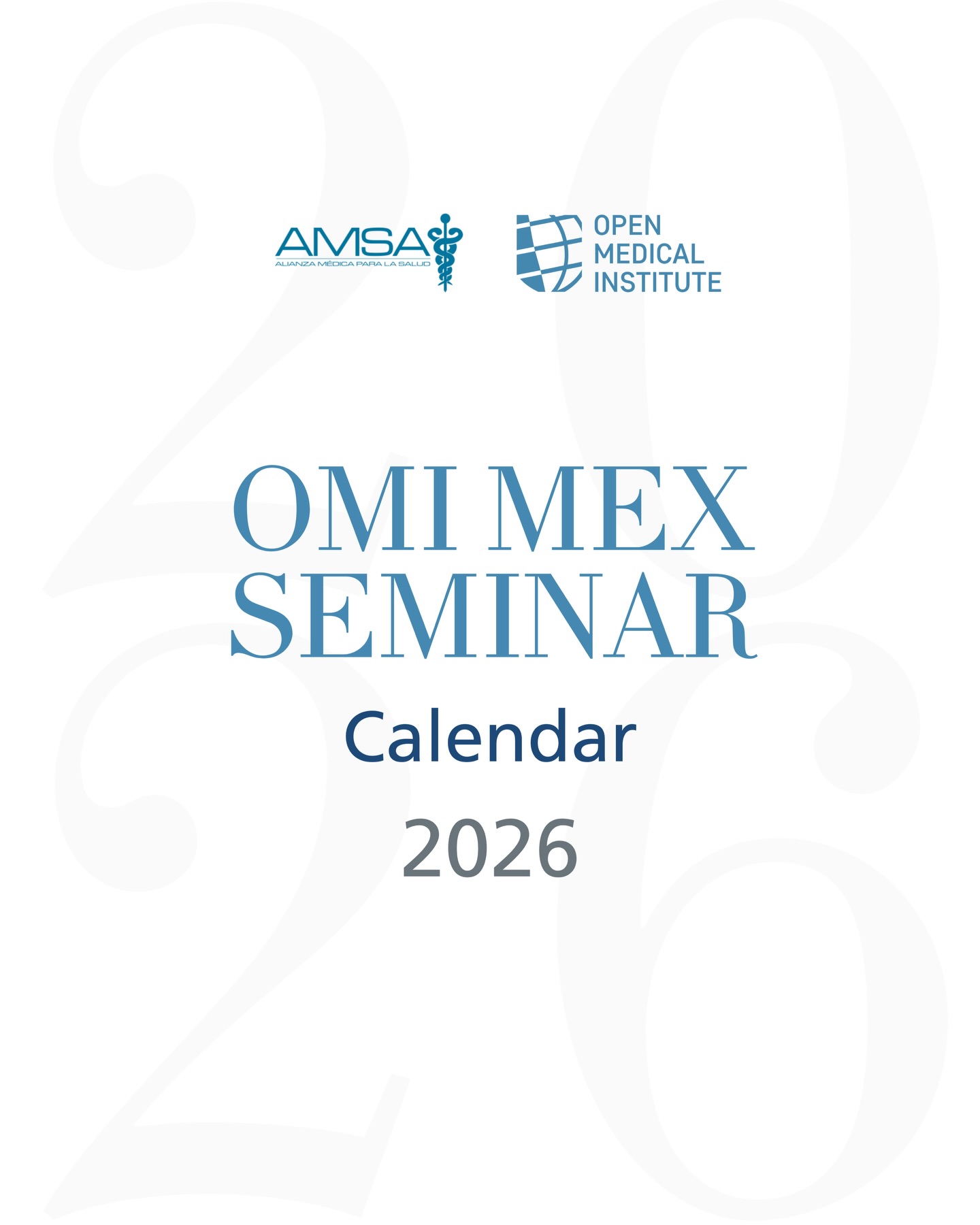 Calendario de seminarios OMI-MEX 2026.
Les compartimos el calendario de seminarios OMI-MEX 2026.
Registrarte en nuestro sitio web. Encuentra el link en nuestra biografía.