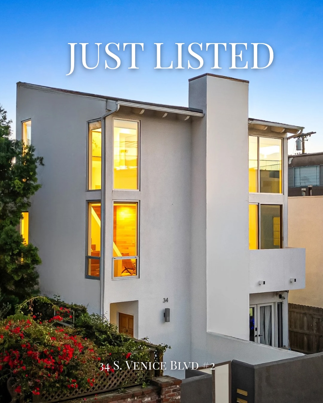 NEW LISTING | $1,750,000
34 S. Venice Blvd, Venice Beach
2 bed | 2.5 bath | 1960 Sqft
Open house: Sat, Jan 10th 1PM - 2PM
Open house: Tues, Jan 13th 12PM - 1PM
🙋🏽♀️ ChiChi Achara, SoCal REALTOR
📲 949-545-4309
📧 SocalRealtorChi@gmail.com
🌎 www.chichiachara.com
📍 Orange County, CA
#losangelesrealestate #venicebeachcalifornia #luxuryhomes #luxurybeachhouses