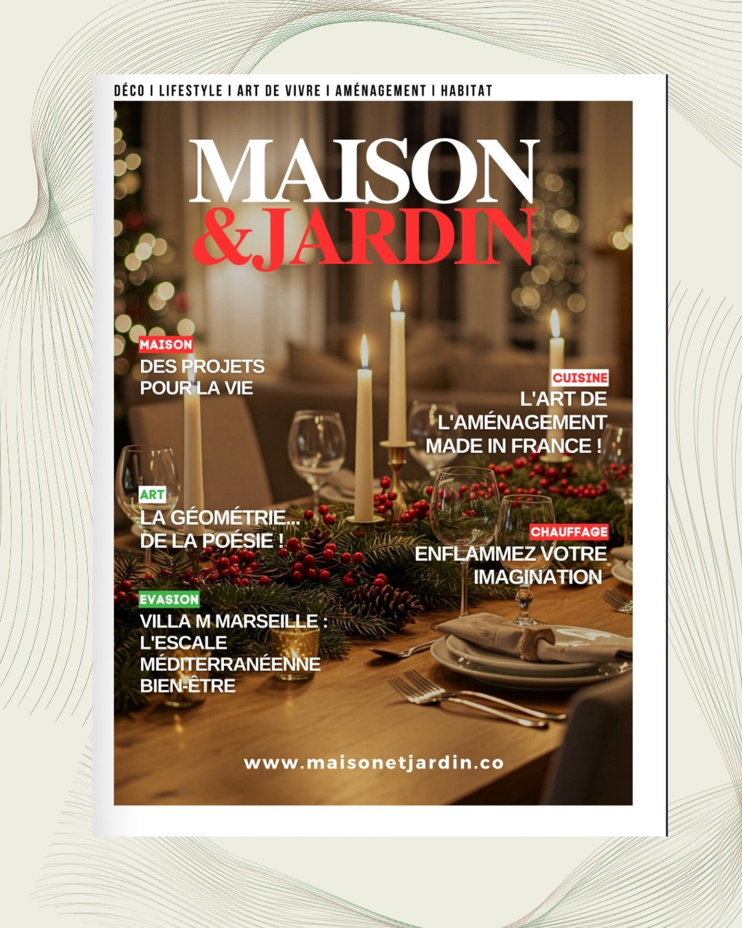 PARUTION PRESSE
CA Décor dans le magazine Maison & Jardin.
Quand un intérieur a une âme, il finit toujours par trouver écho.
La rédaction de Maison & Jardin m’a accordé un coup de cœur, et je ne vais clairement pas faire semblant de ne pas en être fière.
Dans cet article, je partage ma vision :
— une architecture d’intérieur humaine avant tout,
— des espaces pensés pour être vécus, ressentis, aimés,
— une décoration sincère, loin des effets de mode jetables.
Chez CA Décor, je conçois des intérieurs qui racontent une histoire : la vôtre.
Sur mesure, cohérente, durable. Sans triche.
Lire l’article Maison&Jardin ici :
https://www.calameo.com/read/001956015770209326c1f?authid=RU80OI6ErVtG
Merci à Maison & Jardin pour cette mise en lumière.
La suite ? Toujours plus de projets qui ont du sens et qui vous ressemblent.
#MaisonEtJardin#ArchitectureIntérieure #DécorationIntérieure #IntérieurSurMesure #ArtDeVivre