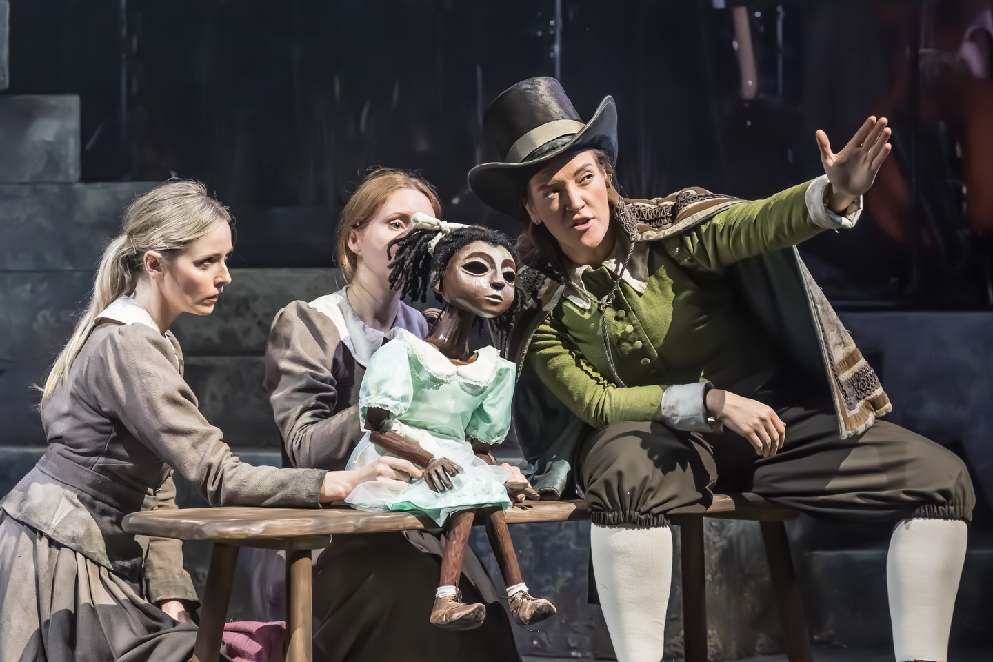 Only one week left to catch Coven at @kilntheatre. You might have to beg, borrow or steal a ticket as it’s completely sold out.
Thanks again to our @littleangeltheatre team of puppet makers: @mcrofton @naomioppenheim @jessshead, @voronkina_skuchaet on puppet costumes and puppetry director @laura_cubitt.
📸 @marcsbrenner
#puppet #puppetry #puppets #puppetsofinstagram #puppetmaking