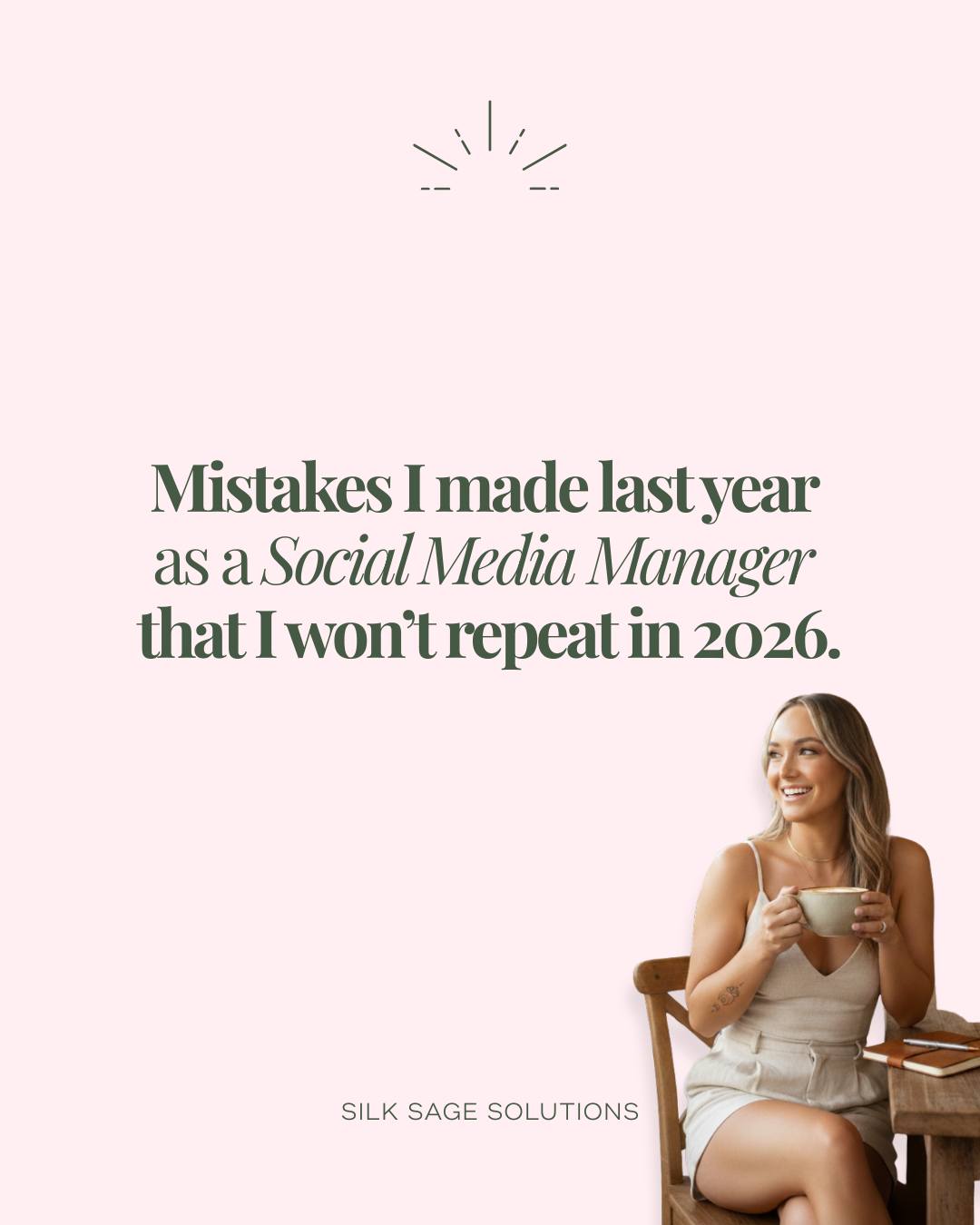 2026 is the year I stop creating from chaos.
I’m not saying yes to every client or project just because it looks good on the feed.
I’m not rushing out content just to stay “consistent.”
And I’m definitely not equating busyness with success.
I’m done over-delivering to prove my worth and over-editing every carousel just to keep up with trends.
One post doesn’t define your strategy, and one slow month doesn’t mean you’ve lost momentum.
This year, I’m focused on being intentional.
Building brands that breathe.
Creating content that connects, converts, and actually supports your goals long-term.
That goes for my own business and my clients’.
I’m leading projects with clarity, calm, and clean energy.... because great content isn’t just created, it’s felt.
If you’re ready to build a strategy that feels grounded, not frantic, my DMs are open.
Let’s create something that lasts longer than a week on the feed. ✨
#SocialMediaWithSoul #AlignedStrategy #GroundedGrowth