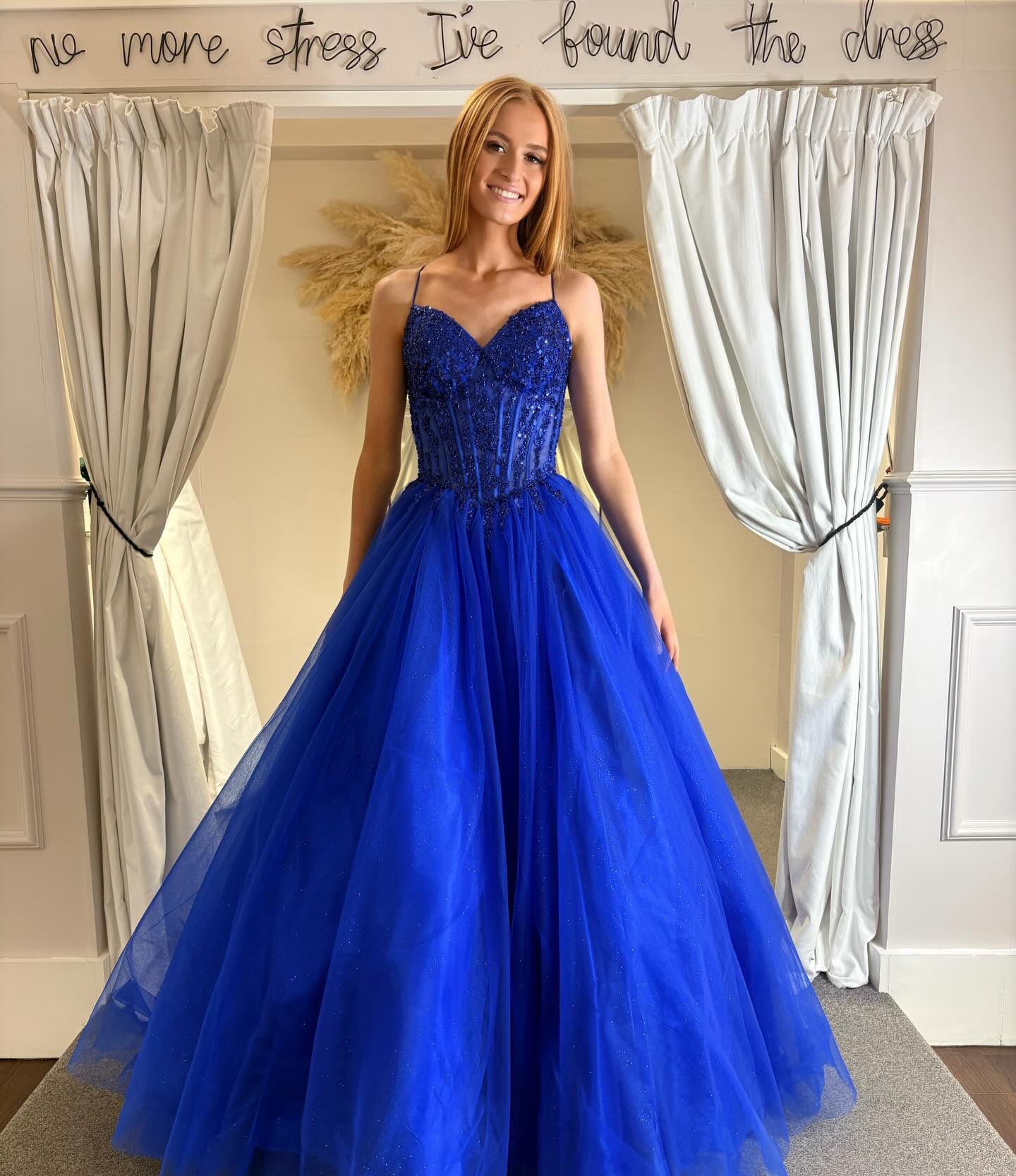 GARDENIA… but a new colour 🦋
She’s been popular already without even seeing her, but in blue is she a level above ✨
Another 10/10 exclusive style available to order and try in-store now. Have you got your appointment booked with us?
There is limited stock in this style, with you already selling out 2 colours 😱
The countdown till Feb order deadlines is on! 🚨🔔