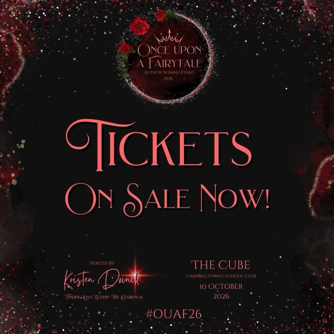 Tickets for @onceuponafairytaleaus are live! Hope to see you in October in Campbelltown, Sydney!
TICKETS ARE LIVE!
https://buytickets.at/kristendovnik/1384793
Three ticket types are available - VIP, All Day and Half Day.
🌹 VIP - $170
VIP tickets include an early entry from 9 am, entry into our panel/ meet and greet the night before the event (9th October) and a VIP swag bag and lanyard. VIP tickets are limited.
🌹 ALL DAY - $75
All-day tickets include entry from 10 am until 4 pm and an OUAF bag.
🌹 HALF DAY - $40
Includes afternoon entry from 1 pm and an OUAF bag.