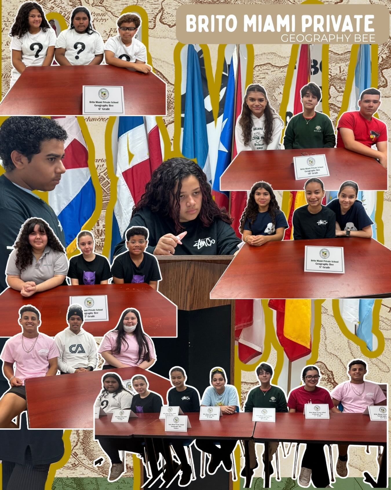 Our students went head-to-head in a fierce geography battle and they did not disappoint.
A world of knowledge, a room full of competitors. Our Geography Bee was a huge success! 🌎