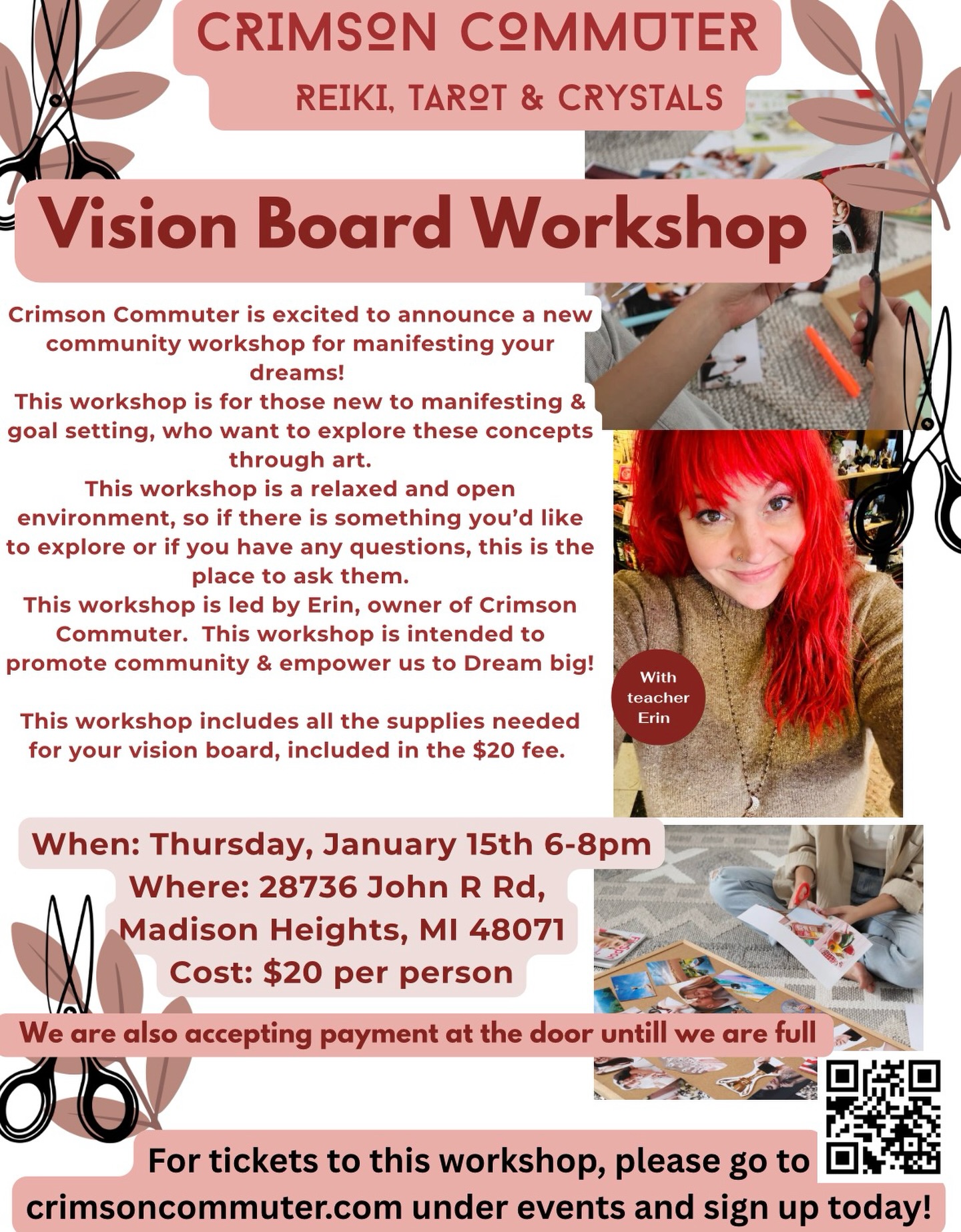 Save your spot today! We will be accepting people at the door till we are full. Limited seating