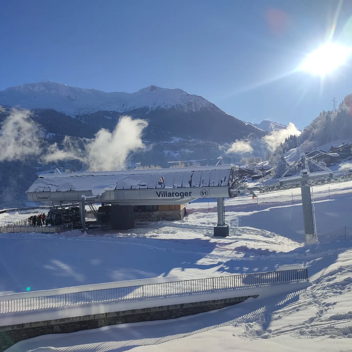 Not a bad first day for this week's guests. #cateredchaletholidays #lesarcsvillaroger #skiingholiday #jourderêve #paradiski