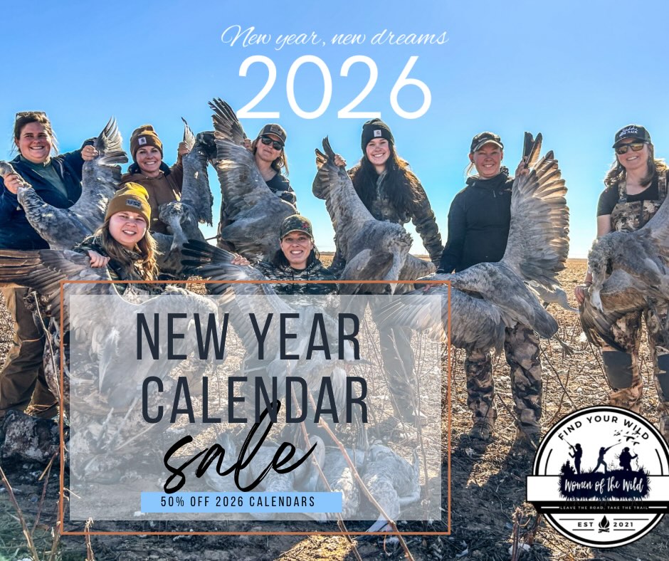🔥2026 Calendars are 50% OFF + FREE SHIPPING! 🔥
Celebrate women in the outdoors with a calendar that showcases strength, diversity, and adventure from women across all walks of life.
Support a women-owned company that gives back to women outdoors and kick off the new year inspired.
Every purchase supports more educational opportunities!
📆 Grab yours before they’re gone!
https://www.womenofthewild.net/product-page/2026-wotw-calendar
#womensupportingwomen #empowerment #outdoors #outdoorslife #women #hunt #fish