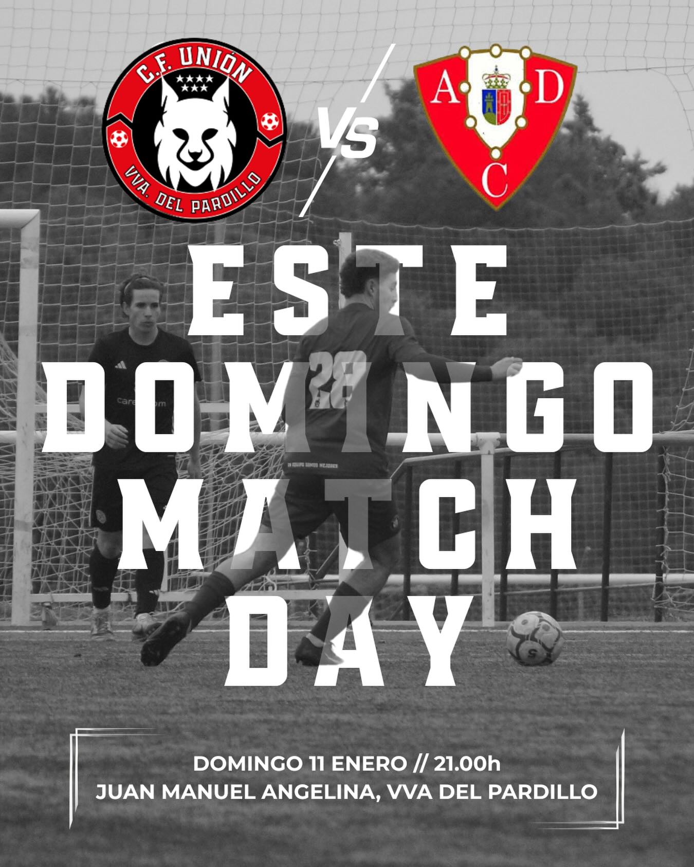ᴠᴜᴇʟᴛᴀ ᴀ ʟᴀ ᴄᴏᴍᴘᴇᴛɪᴄɪᴏ́ɴ ⚽️🙌🏽
Este domingo nuestro primer equipo retoma la competición frente al AD Cala Pozuelo y lo hace en casa.
Primer partido del año en búsqueda de la victoria! 💪🏽
Os necesitamos afición 🫂
¡Vamos Unión! ❤️