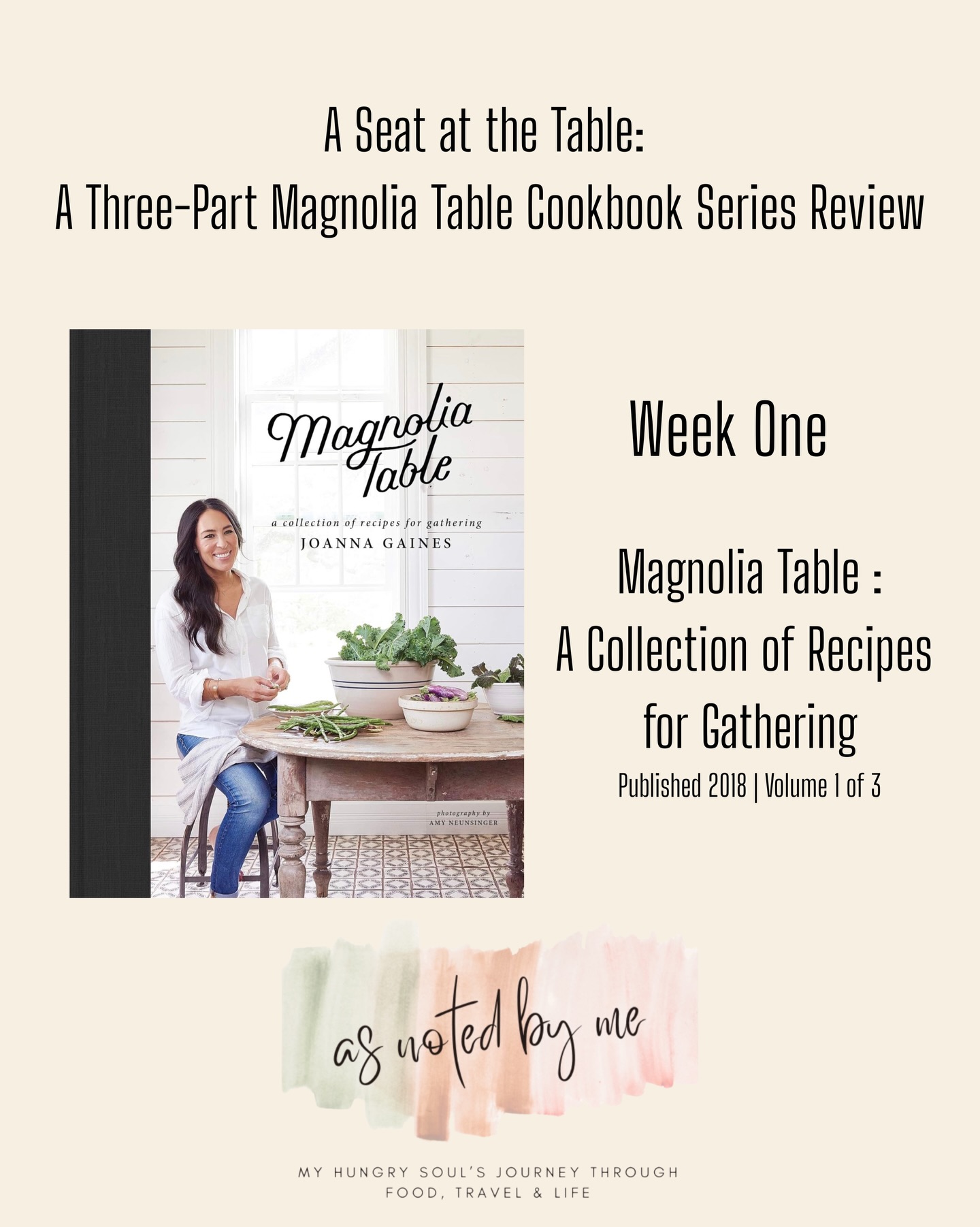 I’m kicking off a three-part blog series where I’ll be reviewing all three Magnolia Table cookbooks, one book per week, for three consecutive weeks.
In each post, I’ll share my family’s favorite recipes, broken down by sections within each book; the ones that get requested again and again and have officially earned their spot in our regular rotation.
———
This week, I’m diving into Joanna’s very first Magnolia Table cookbook and sharing the recipes from each section that my family loves most (and a few recipe links directly to Magnolia’s website).
These are the comforting classics, the crowd-pleasers, and the dishes that make you want to call everyone to the table.
Magnolia Table :
A Collection of Recipes for Gathering
Published 2018 | Volume 1 of 3
Find the link to my blog post and full review in my bio
#asnotedbyme #cookbookreview #magnoliatable #atmytable