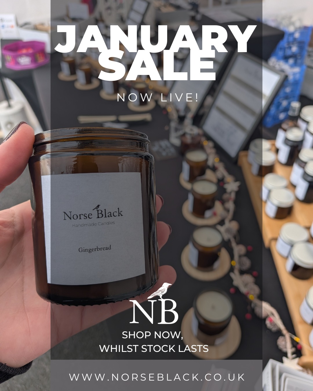 Winter isn’t over yet, but our Autumn/Winter collection is moving on! ❄️✨
We’re making room in the studio for fresh Spring blends, which means it’s time for our January Clearance Sale. Now is the perfect time to stock up on your favorite cozy candles, room sprays, and reed diffusers before they disappear for the season.
Whether you need that spicy autumn warmth or a crisp winter scent to get you through the rest of January, grab them now at a special price.
Click the link in our bio to shop the sale while stocks last! 🕯️🖤
#NorseBlack #SmallBizUK #EcoFriendlyHome #JanuarySale #HandmadeCandles #WinterScents #wintervibes #hyggehome #interiorstyling #wrappedup #stormgoretti #winterstorms #stayhome #staywarm