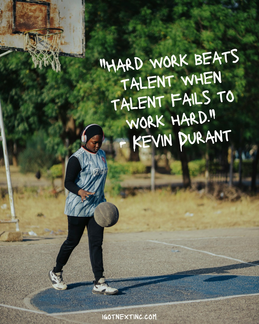 Work hard and play harder! It doesn't take magic to get where you want to be. Just you. 🏀💪
https://www.igotnextinc.com/
#motivation#basketball#workout