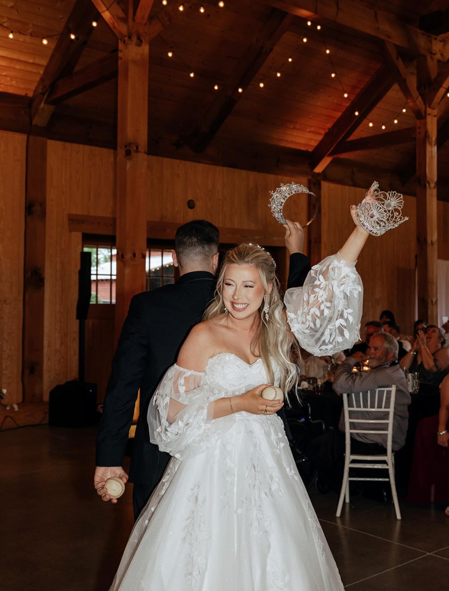 Wedding Tip Wednesday: Love the idea of the newlywed / shoe game, but don’t want to use your shoes? No problem! 😉 Anything that represents the two of you will work! Adam and Caroline used tiaras and baseballs, and we love the energy it brought to their reception. ✨
Photographer: @sincerelychristinaphoto
Venue: @thebarnsofkanak
DJ: @blacktiedmv @djrickdmv
Florist: @weddingsbyvogue
#weddingtipwednesday #weddingtip #weddingdj #virginiawedding #2026weddings