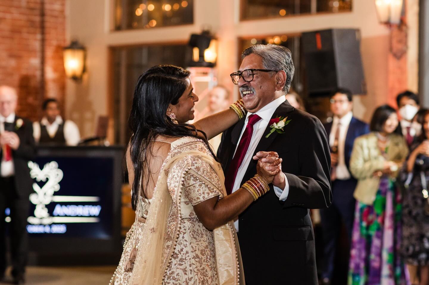 I love a good dad/daughter dance and Anjali’s dad made me smile the whole time!