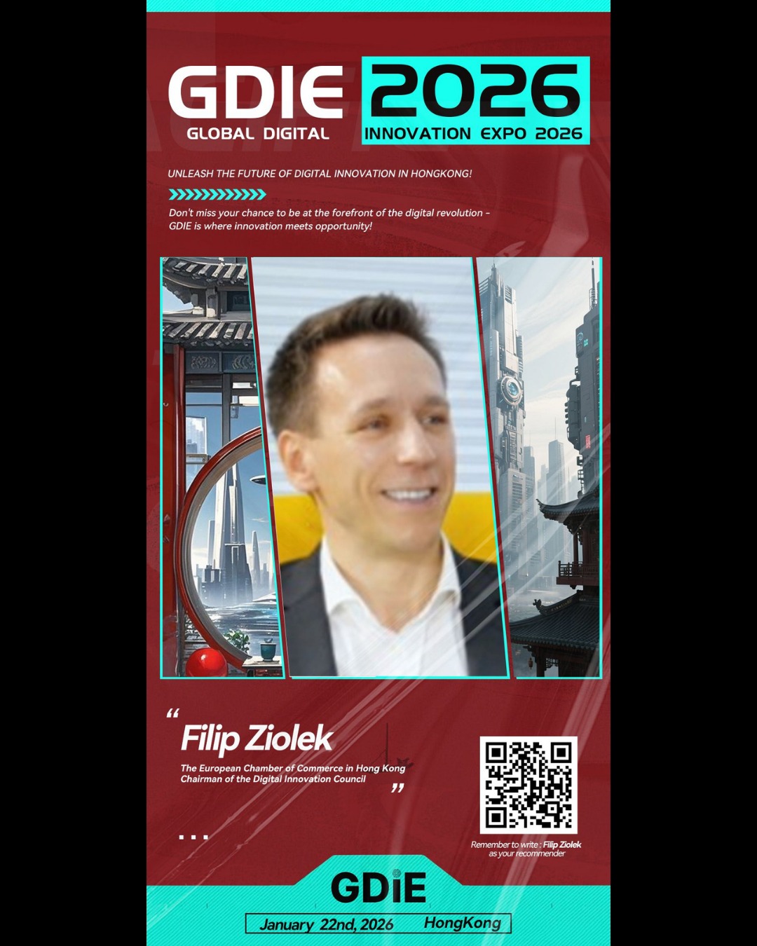 As AI transforms the financial landscape, the big question is: How do we innovate responsibly?
We are excited to feature Filip Ziolek, Chairman of our Digital Innovation Council, at GDIE 2026 on 22 January!
Filip will be moderating an essential panel: Guardrails for Intelligence: Co-defining the Security & Compliance Frontier of GenAI in Hong Kong Finance.
What to expect:
🔹 Governance & Trust: Building frameworks for accountable AI.
🔹 Data Privacy: Navigating security in a hyper-automated era.
🔹 Regulatory Insights: Staying ahead of compliance trends in HK and the Chinese Mainland.
Join 500+ industry peers to explore the actual mechanics of digital growth.
🔗 Link in bio to secure your seat!
#EuroChamHK #GDIE2026 #GenAI #Fintech #DigitalInnovation #HongKongTech #BusinessTransformation #TechLeadership