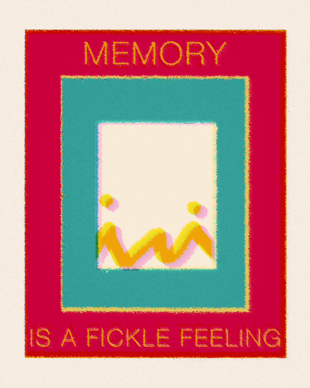 Memory is a Fickle Feeling //
Memory is a fickle feeling
I pick apart an old one
And stitch it new every day
Memory is a fickle feeling
It's the house I live in
And I can't pay rent
Memory is a fickle feeling
It testifies
With no remaining witnesses
