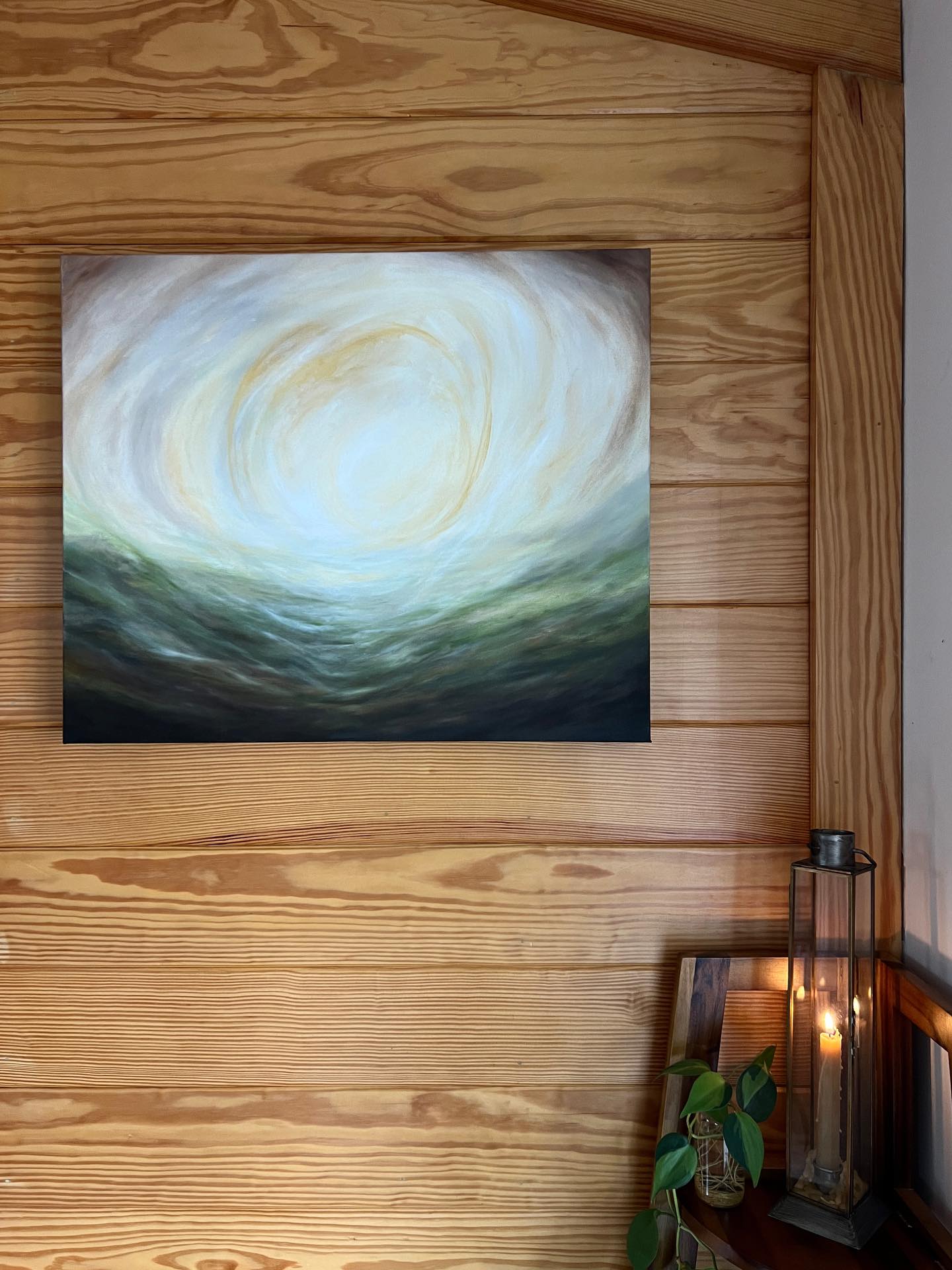 This painting has slowly been revealing itself to me over the past year. It’s finally finished and feels like some type of angelic portal.
Title ideas?
20x24
Oil
For Sale
#abstractoilpainting #abstractlandscapepainting #abstractlandscape