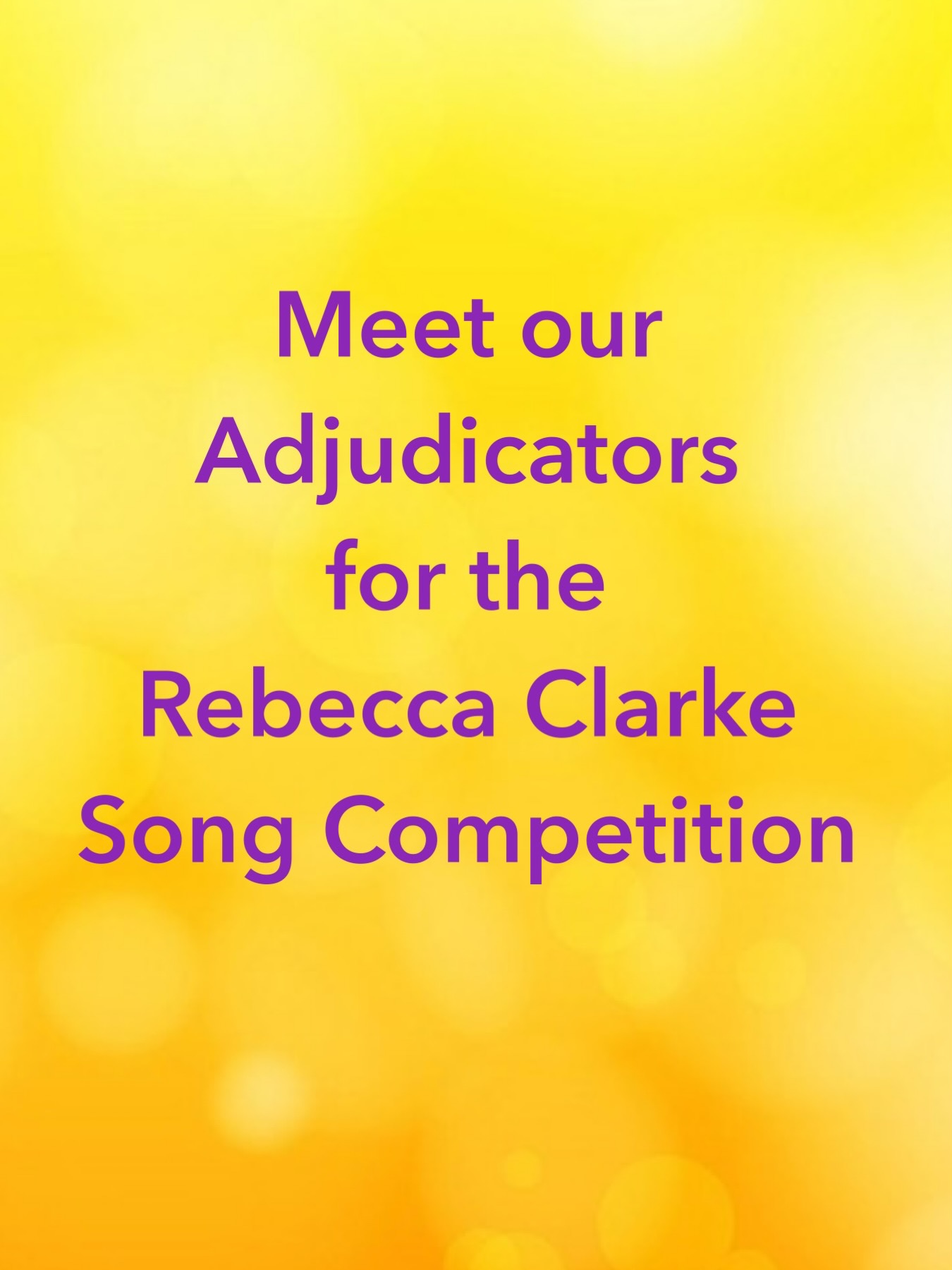 Announcing the adjudicators for the Rebecca Clarke Song Competition next week
Artist Manager and Director of SR Creative Consulatancy -Sophie Dand
Pianist and Artistic Director of London Song Festival - Nigel Foster
Baritone - Julien Van Mellearts
Pianist - Anna Tilbrook
Mezzo Soprano and SWAP’ra co-founder - Kitty Whately
We’re so grateful to our skilled and experienced panelists who are all so looking forward to hearing these exceptional artists and to being introduced to new composers of Artsong.
We hope that you will join us too. Space is limited. Book at the link in bio.
The semi-final on Jan 19th runs throughout the afternoon and early evening, and audience members are welcome to come and go between performances (please avoid entering or leaving mid-set). The final is a more formal concert.
Looking forward to seeing you there