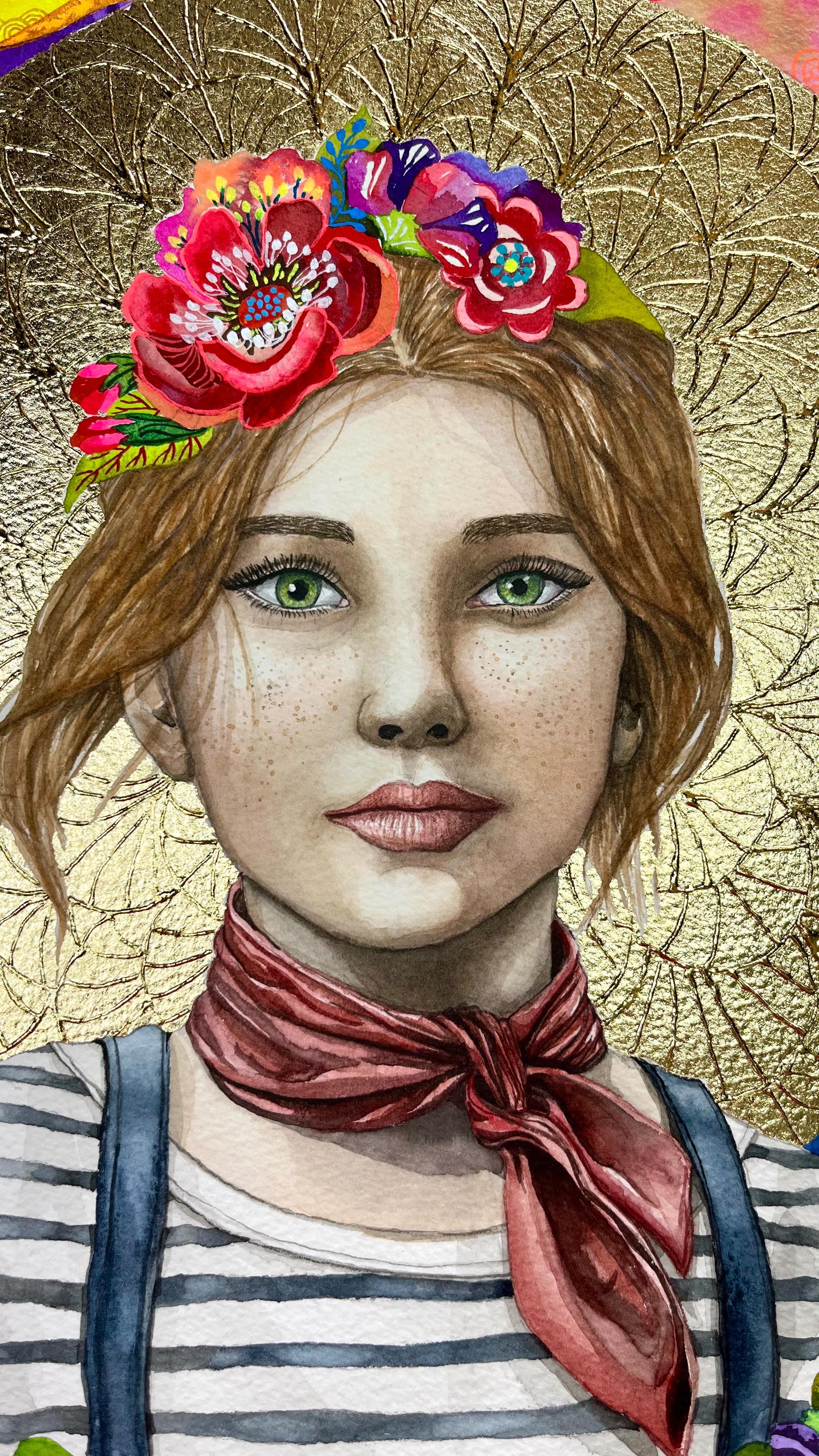 🇬🇧 This icon was never meant to stay in my studio for long.
Maëlle, heroine of the best-selling game Clair Obscur by @sandfallgames , emerged slowly on paper — surrounded by imaginary flowers, crowned with a golden halo, somewhere between light and shadow.
This watercolor has just found its home in Switzerland, acquired by a collector who had already welcomed one of my icons before. Her loyalty moves me deeply. Trust like this is rare, and it gives meaning to every hour spent painting in silence.
A fine art print of this icon will be released soon. If this piece resonates with you, I invite you to join my newsletter to be the first to know when it becomes available.
———
🇫🇷 Cette icône n’était pas destinée à rester longtemps dans mon atelier.
Maëlle, héroïne du jeu vidéo best-seller @expedition33official , s’est révélée lentement sur le papier — entourée de fleurs imaginaires, auréolée d’or, suspendue entre lumière et obscurité.
Cette aquarelle vient de rejoindre une collection suisse, acquise par une collectionneuse qui possédait déjà l’une de mes icônes. Sa fidélité me touche profondément. Ce type de confiance est précieux et donne tout son sens à mon travail.
Une copie d’art de cette icône sera bientôt disponible. Si cette œuvre vous parle, je vous invite à vous inscrire à ma newsletter pour être informé(e) de sa sortie.
Watercolor on Paper @archespapers 300g rough.
Gold leaves and mixtion kit by @pebeo_officiel
Watercolors tubes by @winsorandnewton , @charvinarts and @kuretakejapan
Neon colors watercolors by @sennelier1887 @finetec_intl
Little details with markers by @poscagallery and @molotowfrance
#artcollector #contemporaryart #fineart