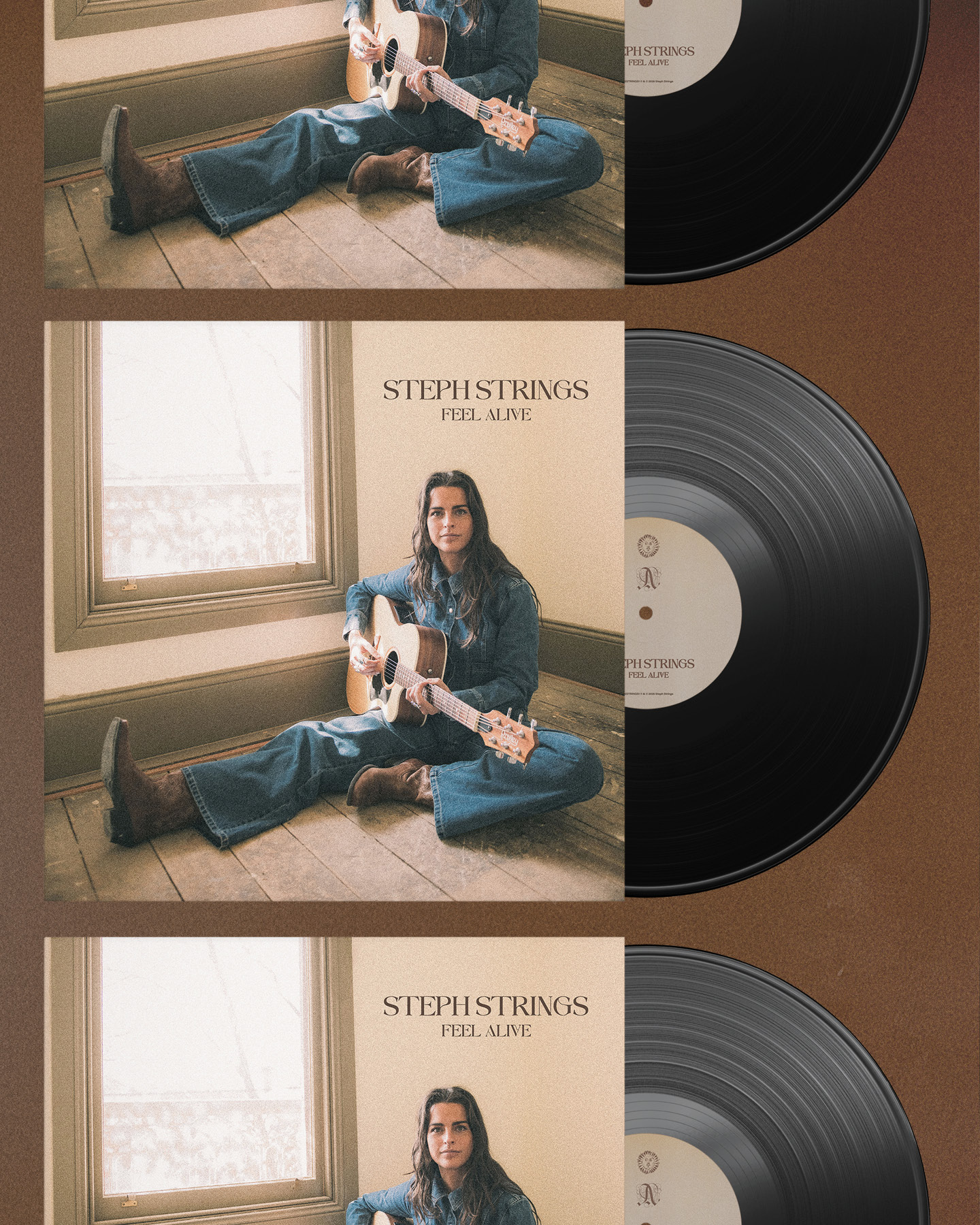 Feel Alive is the debut album from @stephstringsmusic. We kept it classic and nostalgic with some amazing @ian.laidlaw photography.
Album/Poster 📷 @ian.laidlaw
Gratefully (Single) 📷 @mollyburmeisterphotography
~
~
~
#listentothegraphics #graphicdesign #illustration
#artdirection #gigposter #poster #coverart #albumcover
#artwork #music #australiandesign #music #motiondesign
#listentothegraphics #lttg #stephstrings