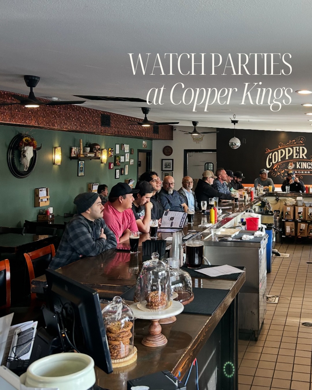 Another year of big games, packed tables, and even bigger energy 🍔⚽️🏈
From early-morning Premier League kickoffs to Champions League matches, MLS matches, and the biggest football games of the year — watch parties have become one of our favorite ways to bring people together at Copper Kings.
It’s never just about what’s on the screen.
It’s good food, good people, good vibes, and a room full of sports fans who become regulars and part of the Copper Kings fam.
As we step into a new year, we’re excited for more goals, more cheers, more watch parties, and more moments that make this place feel like home.
Want to stay in the loop on upcoming games and watch parties? Shoot us a DM to get on our email list so you never miss a kickoff.
Here’s to another year of watching together 🍻🔥
📍Copper Kings Burgers | North County, San Diego
.
.
.
.
.
.
#CopperKingsBurgers #BestBurgers
