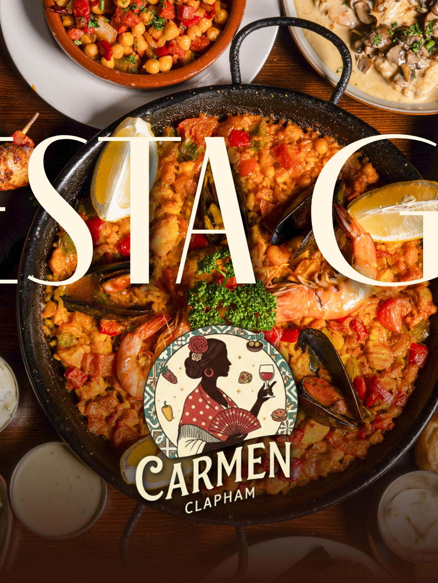 Carmen Tapas celebrates true Spanish tapas culture, small plates made for sharing, bold flavours and traditional paellas prepared with care.
Located in Clapham Common, Carmen brings the warmth, simplicity and energy of Spain to the neighbourhood, staying true to the spirit of La Siesta Group.
📍 Clapham Common
#lasiestagroup #tapas #spanishfood #paella #londoneats