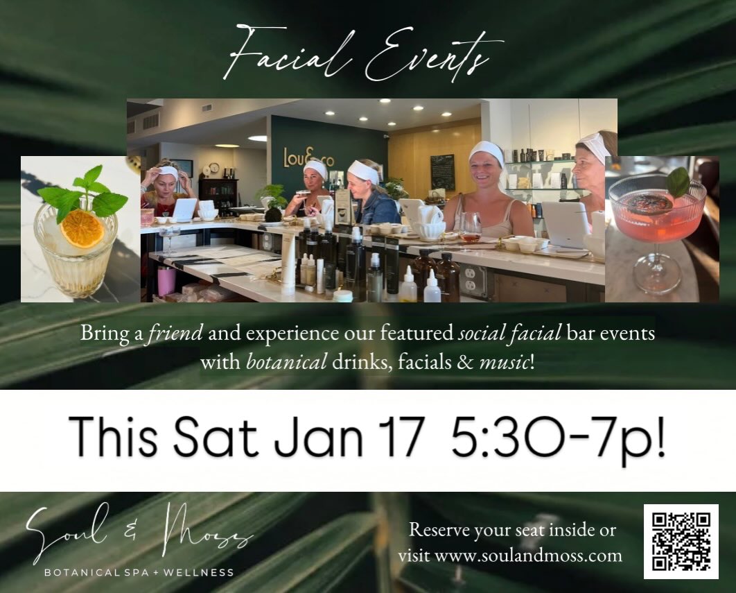 A few spots left for our Double Dry January event this Saturday! See link in bio to reserve your spot! And if you aren’t into Dry January we do have wine & cocktails available as well!
#facial #girlsnight #spafun #botanicaldrinks #downtownlawrenceks