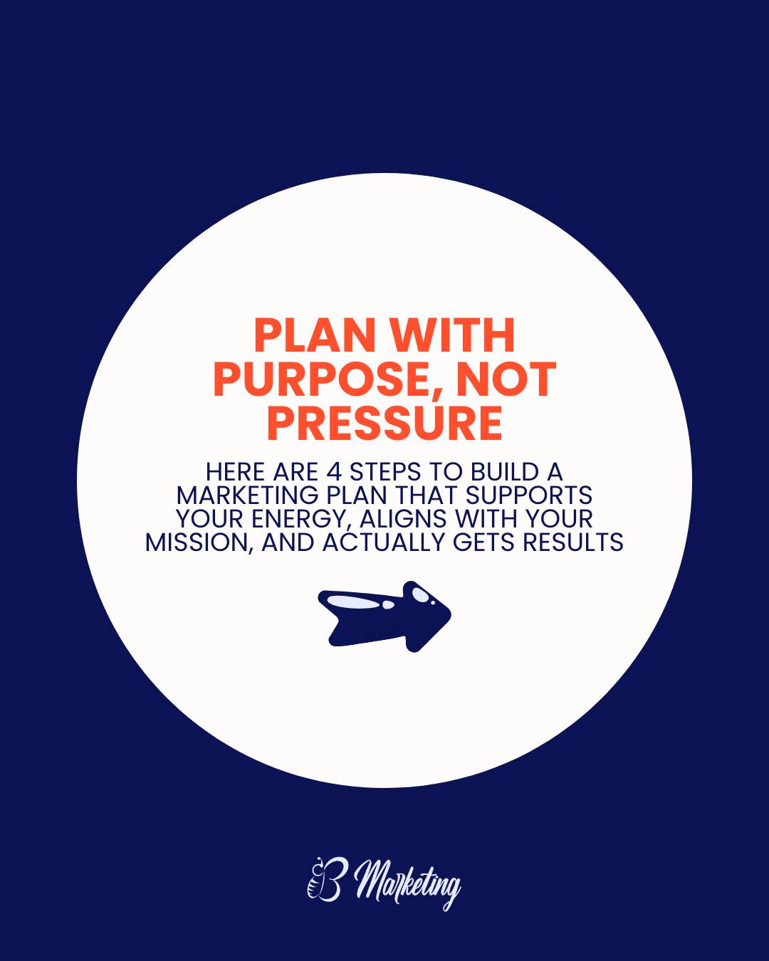Your marketing plan shouldnât feel like a giant to-do list youâll never finish.
It should feel like a guide. A rhythm. A tool that helps you show up with clarity and confidence, without running yourself into the ground.
If youâre ready to plan with more intention and less pressure this year, this oneâs for you.
⨠Swipe for 4 purpose-driven planning tips to set your year up for growthâ¨
Want support turning this into a strategy youâll actually follow through on? Book a curiosity call, and letâs make it happen.
www.thebmarketing.com/call (link in bio)
#BMarketing #MarketingStrategy #SmallBusinessSupport #BrandingWithPurpose #BusinessPlanning #EntrepreneurLife #PurposeDrivenMarketing #ShowUpWithClarity