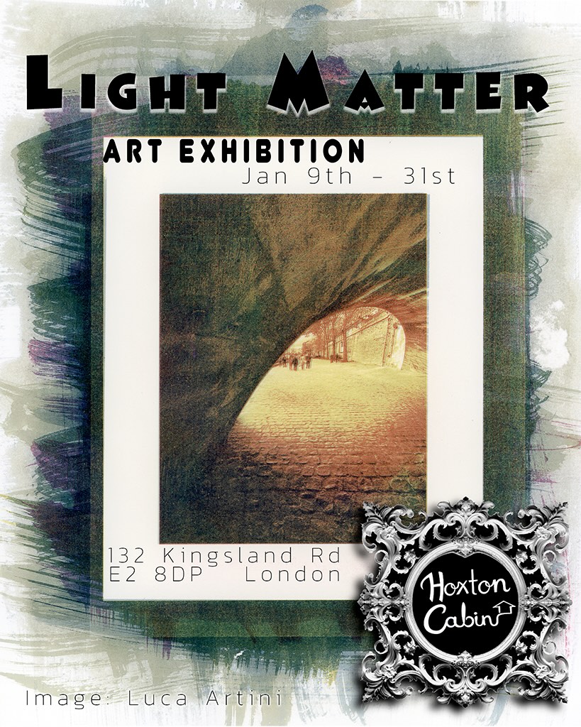 LIGHT MATTERS โ the art exhibition is now open at Hoxton Cabin.
Discover works by Luca Artini on our bar walls until 31 January.
Alongside the exhibition, photographer Atilla Gluck will be curating a series of events exploring the theme of light โ including an artist talk, workshops, a photo walk, and a closing party with DJ sets.
Keep an eye on our updates โ more details on each event coming soon. โจ
Tickets are limited!
#hoxtoncabin #exhibition #artlondon #shoreditch