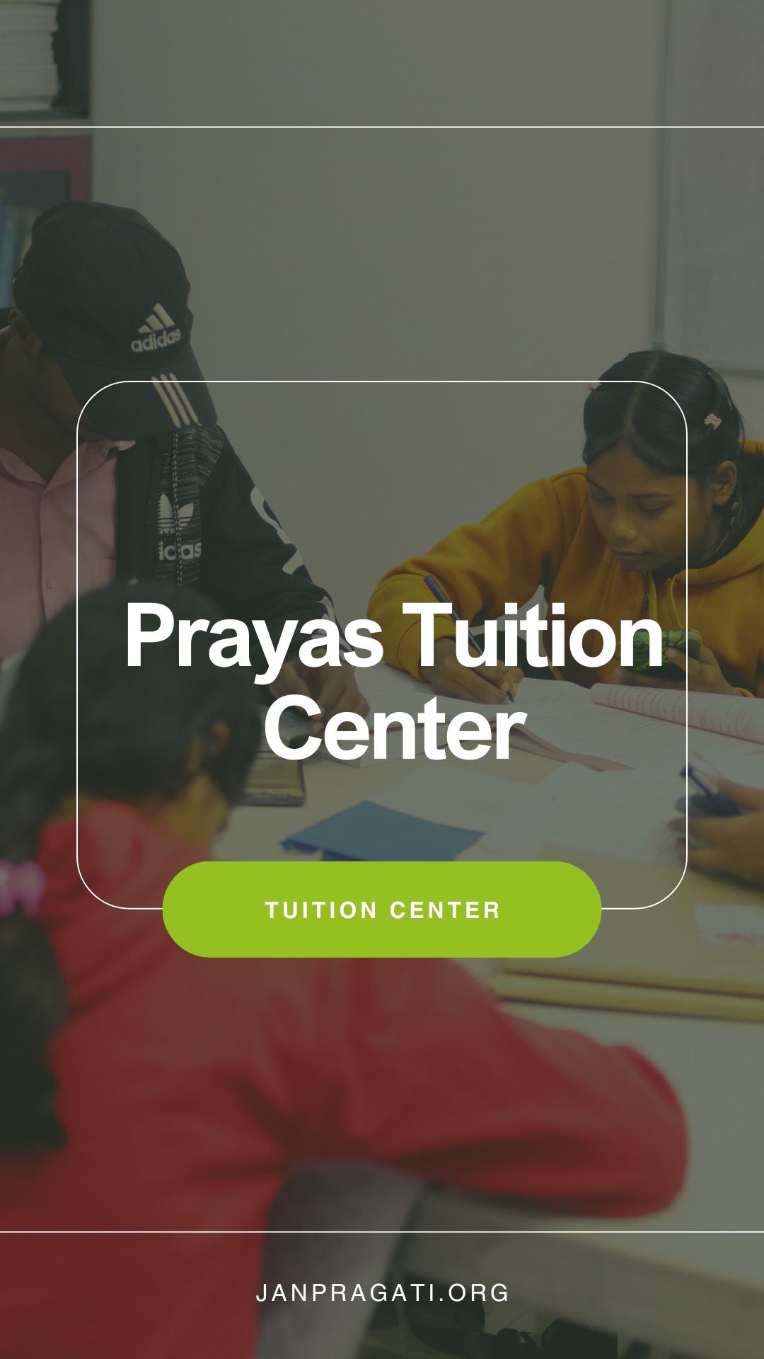 A small glimpse into our Tuition Centre — and the work we do every day to support each child’s learning journey.
.
.
.
.
#JanPragati #PragatiPaathshala #TuitionCentre #EducationForAll #EveryChildMatters #LearningTogether #NonProfit #ToGiveUpOnNone