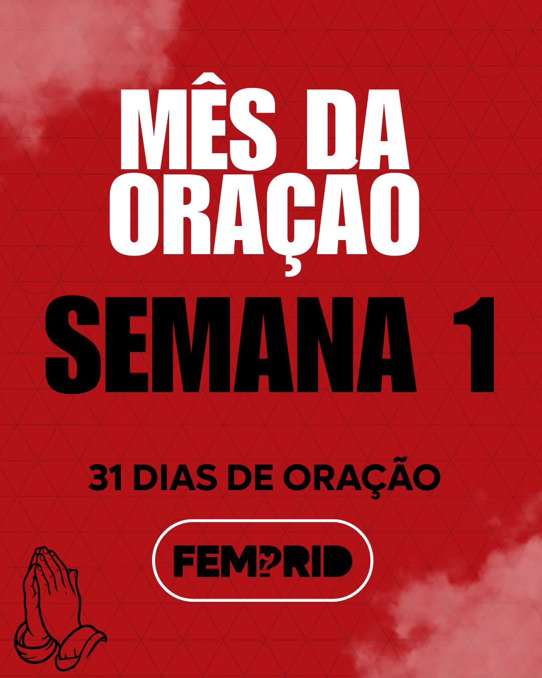 A primeira semana de janeiro já foi — e que semana especial!
Hoje queremos relembrar os temas que marcaram a nossa 1ª semana do Mês da Oração e tudo o que Deus já começou a mover no meio de nós.
Se você acompanhou, comenta aqui qual tema mais falou com você.
Se você ainda não entrou nessa, ainda dá tempo: o Mês da Oração continua!
Seguimos firmes nesse período de oração com jovens de toda a federação, unidos com um só propósito: buscar a Deus, fortalecer nossa fé e viver um tempo real de transformação.
Você está convidado(a) a participar com a gente!
Separe um tempo e venha viver esse mover!
