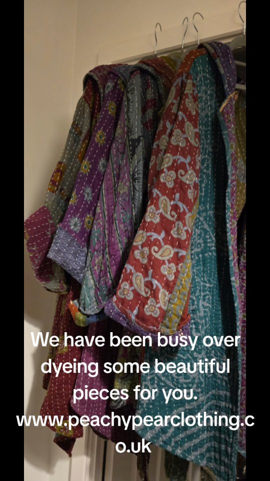 👉 Recycled material
👉 100% cotton
👉 Overdyed by us
👉 Sizes UK8-UK32
www.peachypearclothing.co.uk #act
#Actuallysustainable
#slowfashion
#peachypearclothing
#uktiktok
#sizeinclusive