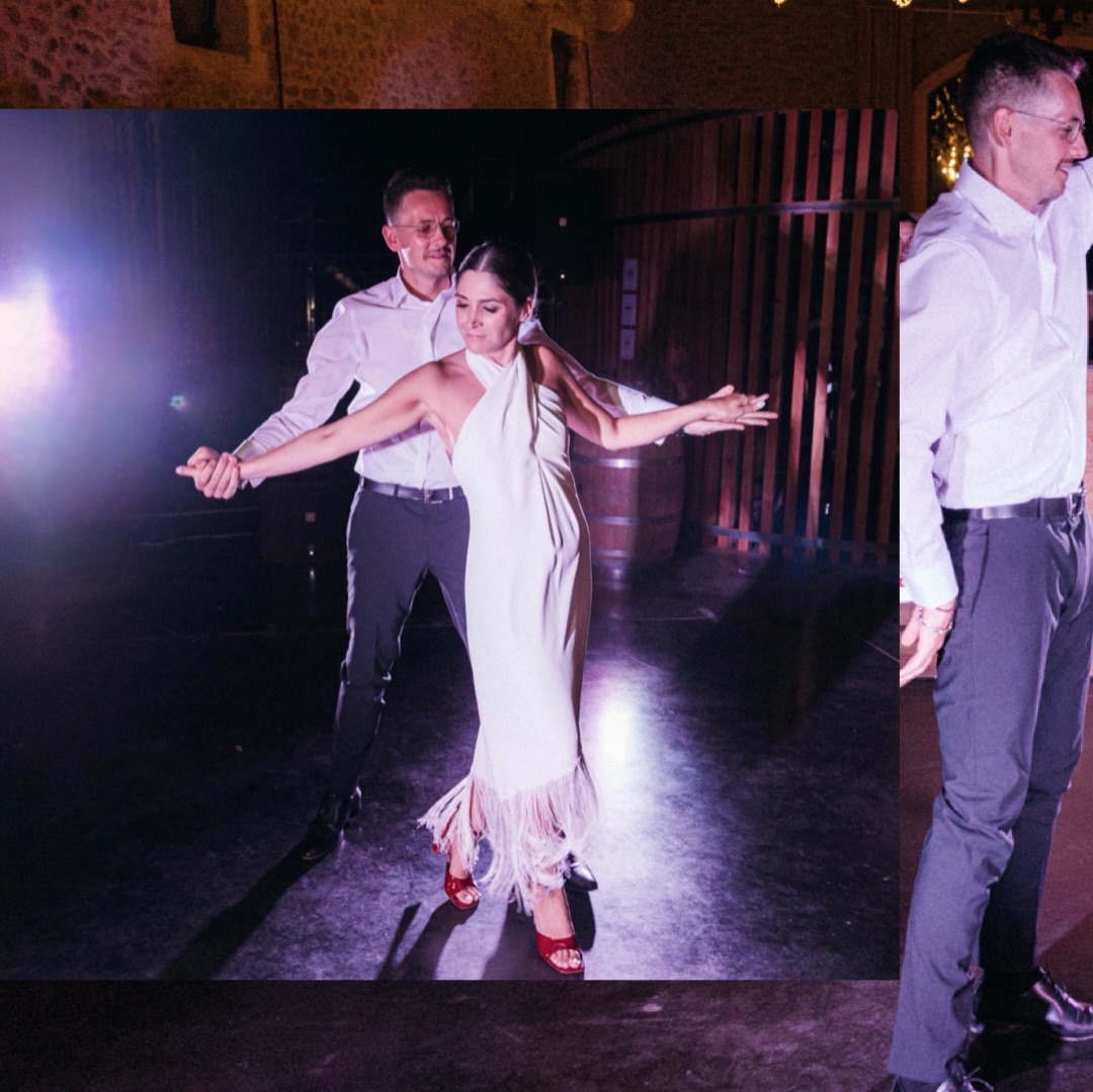 Vous entrez sur la piste comme on descend l’allée : le temps ralentit,
le reste du monde disparaît,
il ne reste que vous deux 🤍
Danser ensemble le jour J,
c’est ressentir intensément,
partager un instant unique & une douce adrénaline 🥹
Un peu comme ce regard échangé
quand on voit l’autre avancer vers soi.
👉 L’ouverture de bal,
ce n’est pas qu’une chorégraphie.
C’est un moment à vivre ✨
Témoignage de ces beaux mariés A & J :
« Merci à Natacha d’avoir fait de notre ouverture de bal un moment inoubliable, que ce soit de la préparation au jour J ! »
💌 Vis ce moment avec ta moitié ❣️ Infos & réservations sur www.synbaldanse.fr
DANCE: @synbaldanse
PHOTOGRAPHER: @angelolacancellera
VENUE : @chateaudeparaza
WEDDING PLANNER & DESIGNER:
@mademoiselle.m.wedding
VIDEAST: @anthony_carpaye_films
FLORIST: @l_atelier_fleur_d_o
MUA & HAIR: @julielescoquettes
COSTUME: @maisonrodet
CATERER & BRUNCH: @leo_et_lizette
FURNITURE: @meaevents.fr
BRIDE: @bebemarmotte
GROOM: @joseph_gvilla
CAKE DESIGNER: @clarajungpatisserie
STATIONARY: @lapapetalucette
#ouverturedebal #weddingdance #mariage #coupledance #mariageinspiration