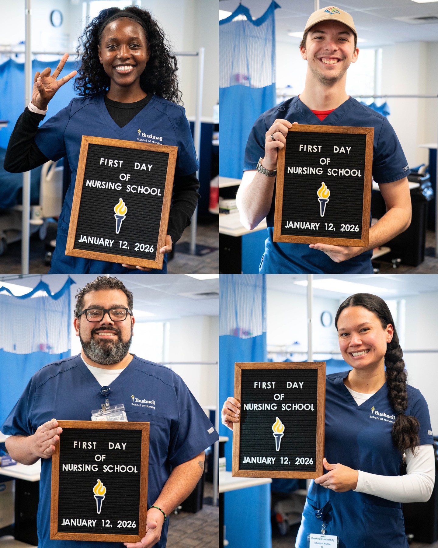 New semester, same community. We are so back for spring! 💙💛