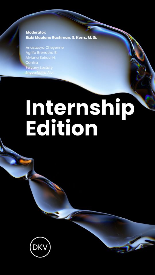 Internship Edition ā Final Reveal āØ
Satu panggung, banyak cerita.
Tentang proses, tantangan, dan realita dunia industri yang akhirnya kebuka semua.
Dari konsep sampai eksekusi,
dari kampus ke profesional space.
Bukan cuma magang, tapi journey buat naik level.