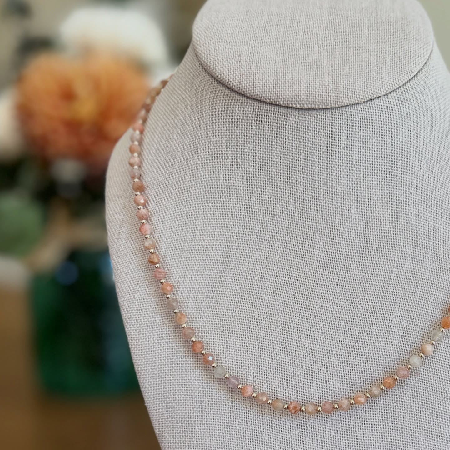 We talked about our 4mm faceted gemstone “Elley” style in emails & stories this week, so I thought I’d share this pretty little detail shot of the sunstone variation 🌞🌻
Order your personal piece at kayliedawn.com or stock your store with wholesale prices at faire.com/direct/kayliedawn ✨
Handmade jewelry | Layering necklaces | Gemstone lovers