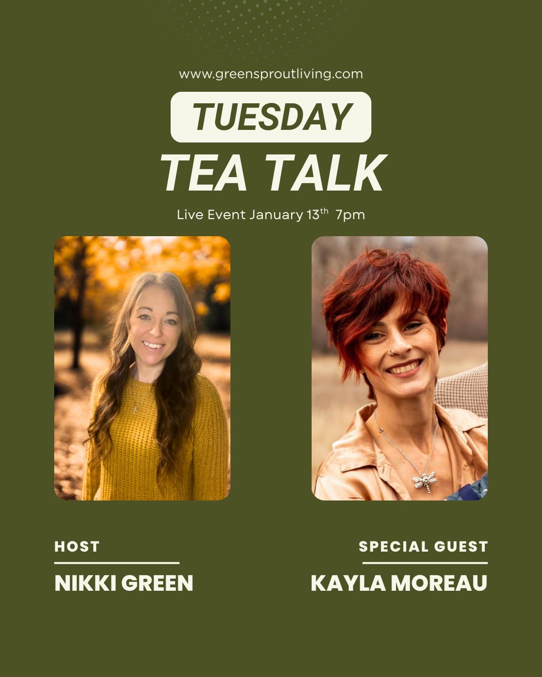 Make sure you join us on Tuesday, January 6th at 7pm for our next Tuesday Tea Talk! I’ll be introducing Kayla, and you don’t want to miss this one.
Kayla is a spiritual auracle and heart worker who brings so much light and love into any space she steps into.
She’s vibrant, passionate, and full of energy in the best way — the kind that leaves you wanting more.
Go ahead and RSVP to save your spot
Feel free to comment any questions you have for her below.