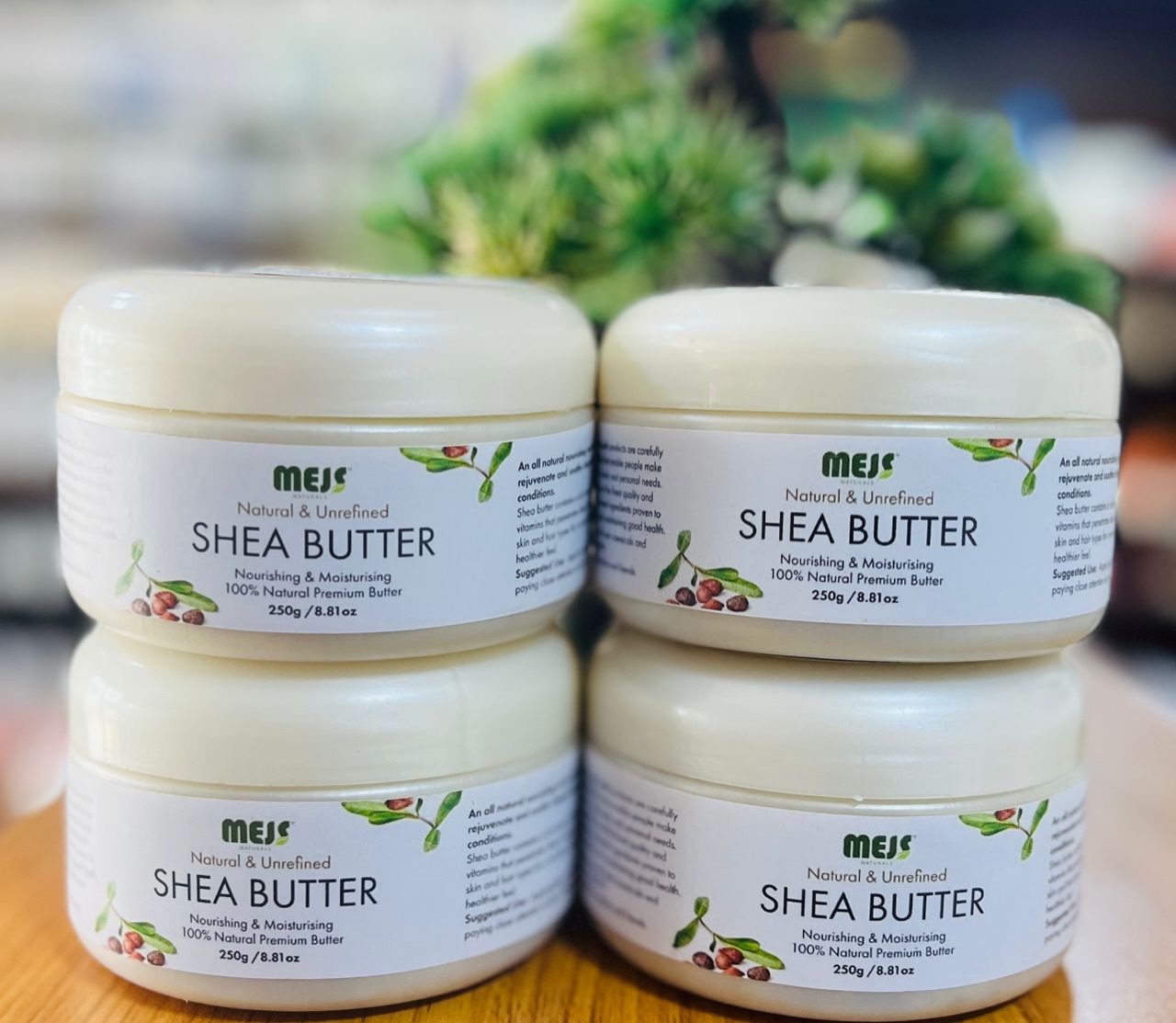 MEJS Shea Butter 💛
Nourish. Soothe. Rejuvenate.
Our all-natural shea butter is rich in fatty acids & vitamins to deeply repair dry skin, rough patches, and brittle hair.
#Fair-trade. #Sustainably sourced.
Pure goodness for a healthier glow.
#MEJSSheaButter #NaturalCare #healthyskin