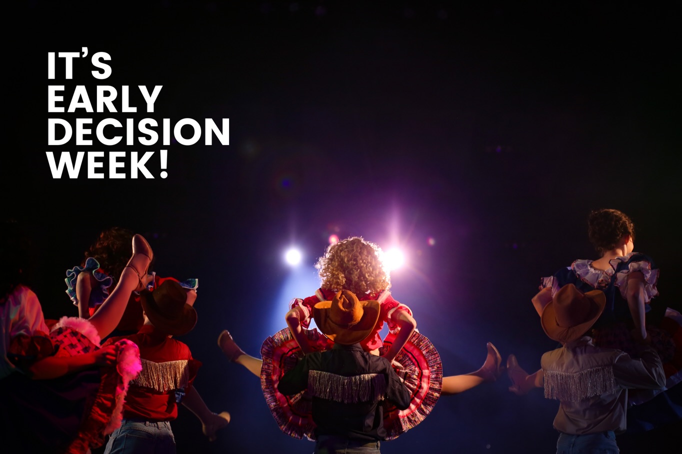 Early admissions decision week has arrived!
Check your GetAcceptd mailboxes starting tonight.
Still want to join us in 2026, get started on your regular admissions application, due 3/2!