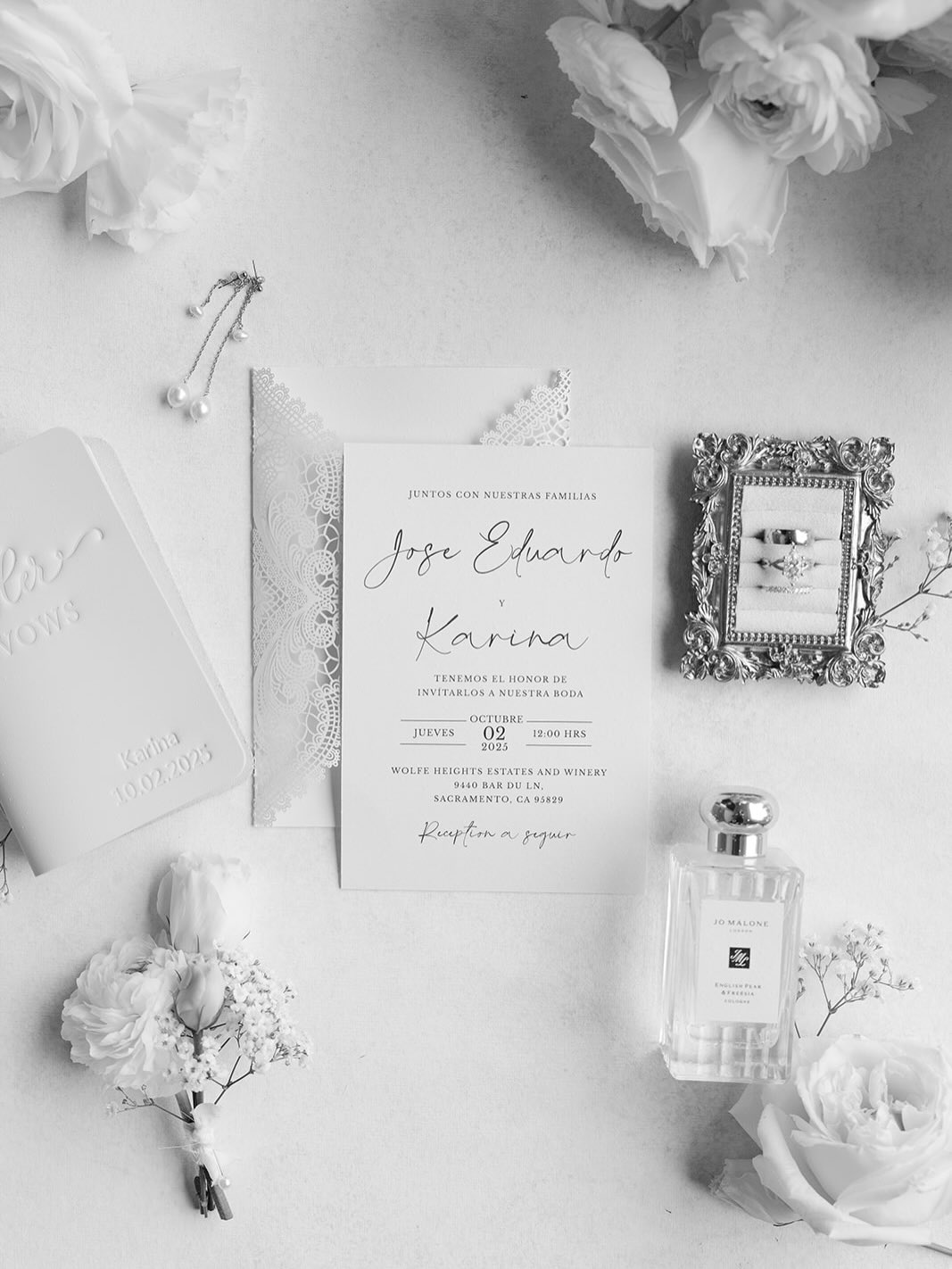 ✨ It’s all in the details ✨
From invitation flat lays to thoughtfully styled table settings, the little things are what bring a wedding day together. When every detail is intentional and the right vendor team is in place, everything flows beautifully.
Jose & Corrina’s day was the perfect reminder that great design, strong teamwork, and trusted vendors make all the difference 🤍
Vendor team ⬇️
@eventsbynicki
@wolfeheights
@selenas_catering
@whiteblossomrentals
@ek_floraldesign
@emmabophotography
#doTheThings #EventsByNicki #WeddingDetails #FlatLayLove #TableScape VendorDreamTeam NorthernCaliforniaWeddings