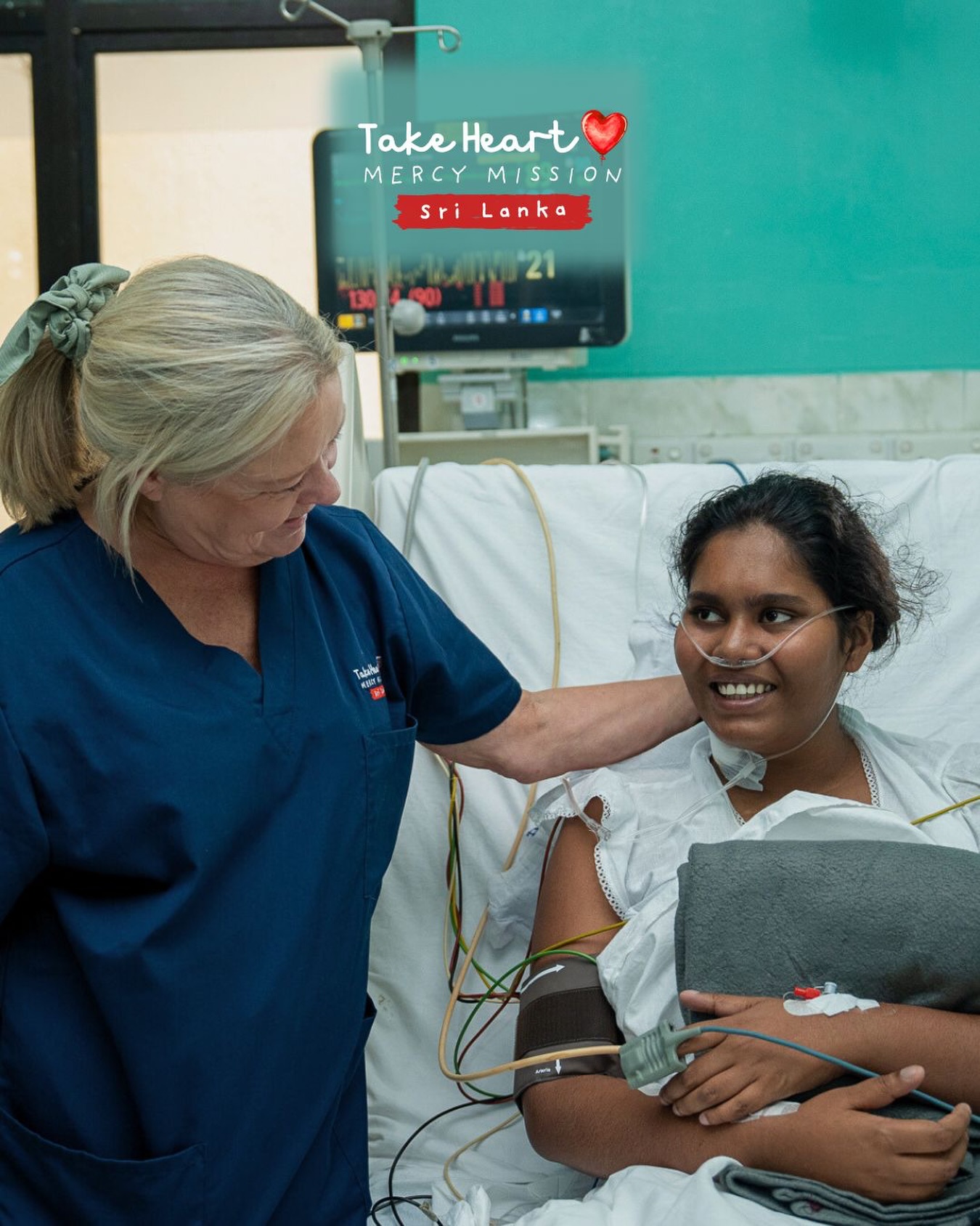 Jane Stenhouse Sister - Paediatric Intensive
Care Nurse in action❤️
#takeheartmercymission #savinglittlehearts #srilanka #heartsurgery #hopeforchildren