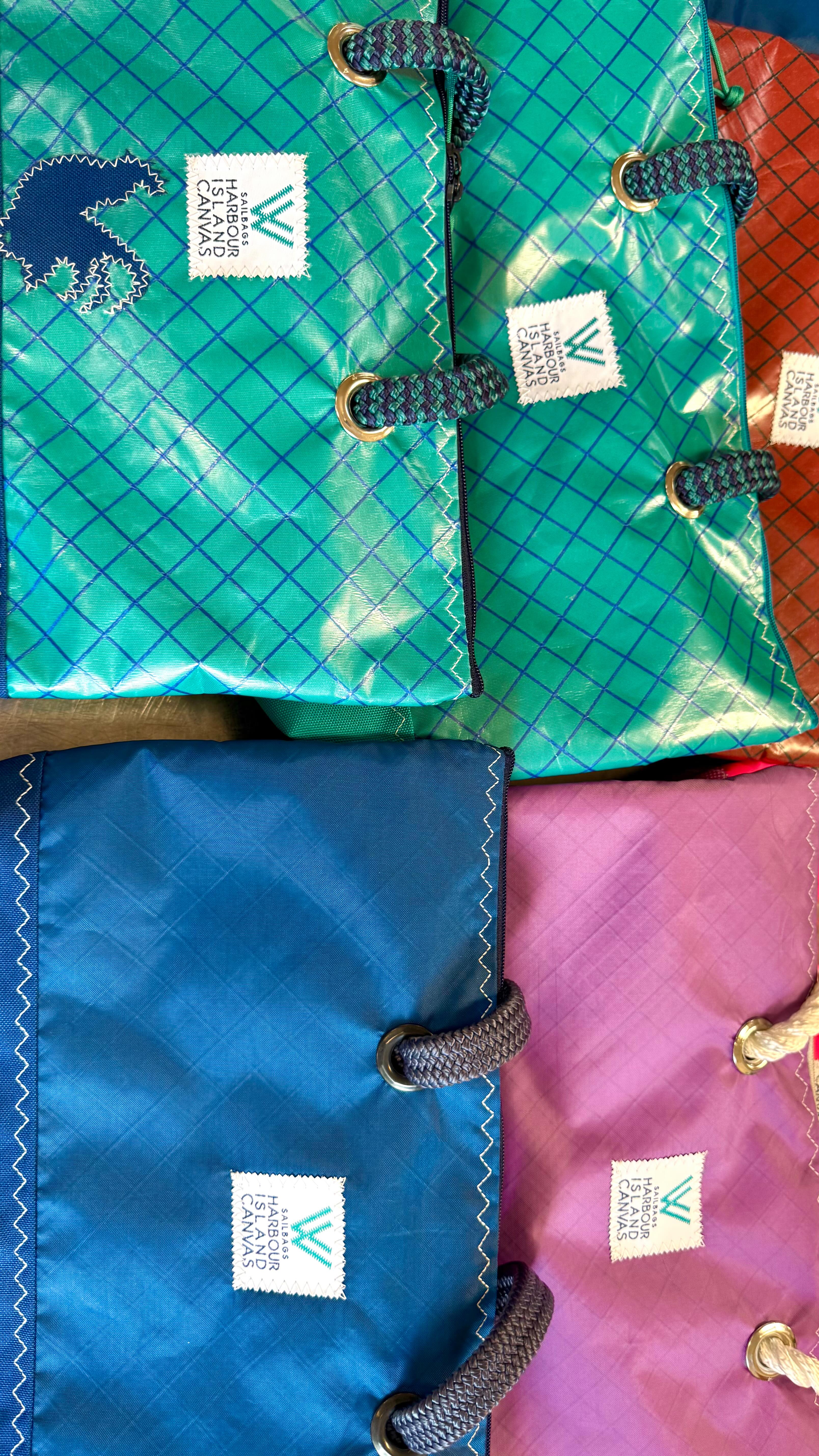 A peek inside the W Sailbag studio… endless color, pattern, and texture inspiration.