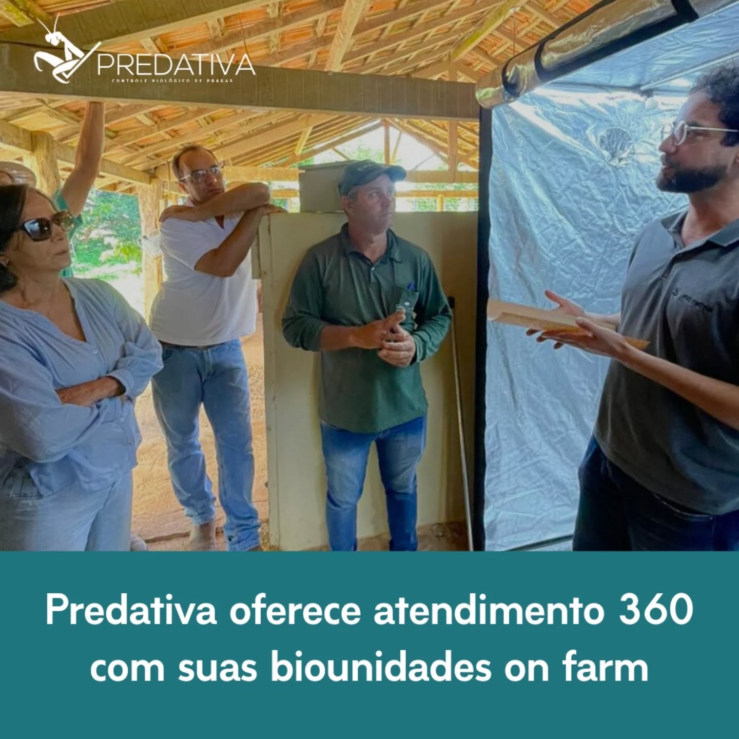Além da instalação da biounidade, a Predativa entrega aos clientes:
🌾Todos os insumos biológicos necessários para reprodução dos insetos;
🌾Realiza o acompanhamento completo da produção dos agentes macrobiológicos através do software;
🌾Oferece assistência técnica;
🌾Realiza o treinamento dos funcionários na propriedade.
✔️ O atendimento 360° é a nossa garantia de sucesso e satisfação do produtor.
Quer saber mais sobre a solução da Predativa? Entre em contato conosco pelo whatsapp ou através das nossas redes sociais.
#controlebiologico #pragasagricolas #inovaçaoparaoagro #predativa #biounidadesonfarm
