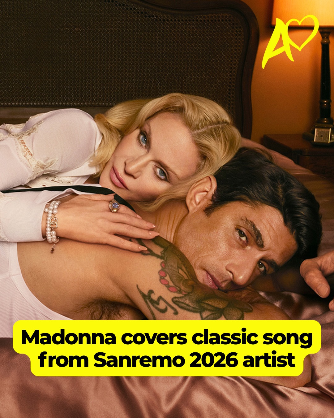 American superstar Madonna has covered a classic song from an Italian artist competing in this year's Sanremo Music Festival.
Madonna released the cover of the song La bambola as part of a campaign with Dolce and Gabbana.
The song (which translates to 'The Doll') was originally performed by Patty Pravo in 1968. It went No.1 in Italy and charted across Europe and South America.
This saw her become a legend on the Italian music scene, making her debut at the Sanremo Music Festival in 1970 finishing 5th.
She has since competed a total of 10 times, with her 11th appearance to be at this year's Festival.
The winner of Sanremo has first pick to represent the nation at the Eurovision Song Contest.
Patty last competed in 2019, finishing 21st, but did place 6th in 2016, her best result since her debut.
With Madonna's cover and Patty's entry into Sanremo this year, many are suggesting we could see the American as a guest act at the Festival.
Madonna (in)famously sang at the Eurovision Song Contest in Tel Aviv, while many other famous artists such as Whitney Houston, One Direction, Queen, Britney Spears and Kylie Minogue have appeared at Sanremo.
#madonna #sanremo