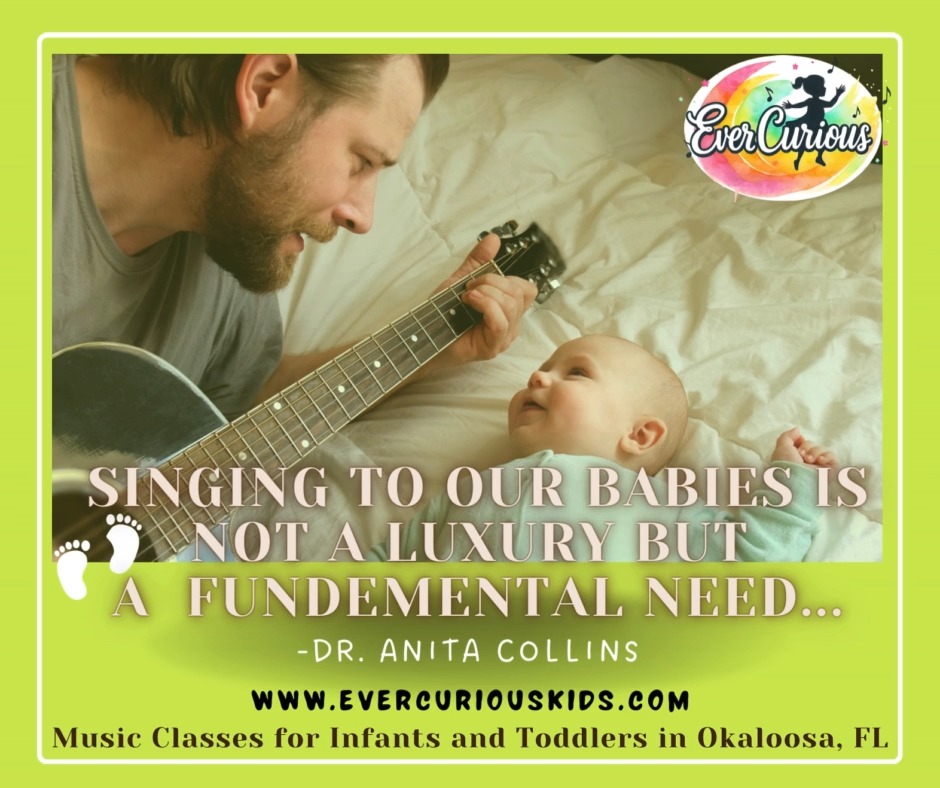 Singing to infants is a fundamental need... sign up for infant music classes in Okaloosa County, FL today! Music Magic classes are designed to bring music foundations to infants, toddlers, and preschoolers up to age 5. Give your child the gift of music.
#musicmagicclasses #okalossacountymusic #familymusictime #musicmagicmoments #toddlerclass #okaloosacounty #thingstodoinokaloosa #thingstodowithtoddlers #evercurious #PlayAndLearn #musicclassesforbabies #EverCuriousKids #musicandme #evercuriousllc #musicmagicclasses #thingstodoinNiceville #musicismagic #thingstodoforkidsinokaloosa #musicwithMissBeth #nicevillekids #musicwithmissbeth