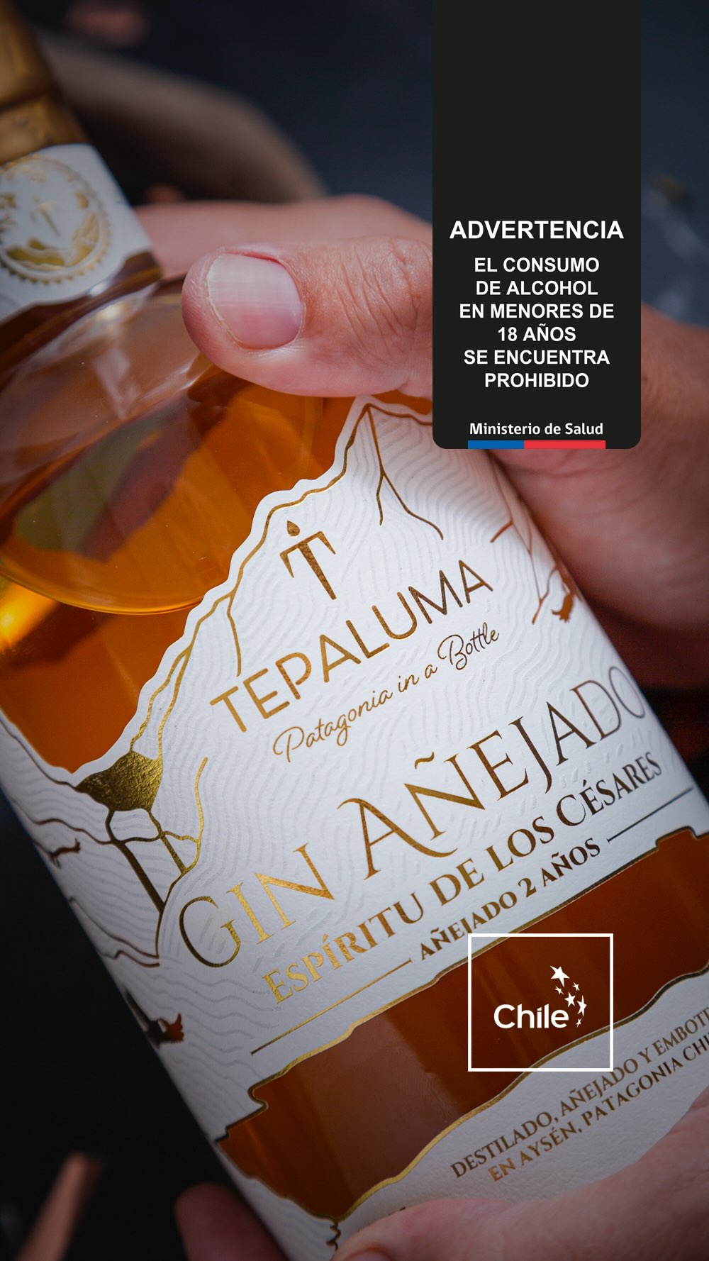 Ya han pasado casi dos meses desde el lanzamiento de nuestro último producto: Tepaluma® Gin Añejado 🥃✨ Un homenaje a una leyenda icónica de la Patagonia, la enigmática Ciudad de los Césares.
Esta es una edición limitada de solo 1.000 botellas puedes encontrarlo en distintos puntos de la región y en nuestra tienda en la Carretera Austral, km 350, de lunes a domingo de 10:00 a 14:00 hrs y de 16:00 a 20:00 hrs.
Real. Salvaje. Icónico. Tepaluma®
📍 En la Región de Aysén distribuye Gran Calafate (+56 9 3233 0996) y nos encuentras en un sinnúmero de botillerías, supermercados y tiendas especializadas.
….
⚠️ ᴀᴅᴠᴇʀᴛᴇɴᴄɪᴀ: ᴇʟ ᴄᴏɴsᴜᴍᴏ ɴᴏᴄɪᴠᴏ ᴅᴇ ᴀʟᴄᴏʜᴏʟ ᴅᴀñᴀ ᴛᴜ sᴀʟᴜᴅ I ɴᴏ ʙᴇʙᴇʀ ᴀʟ ᴄᴏɴᴅᴜᴄɪʀ I ʀɪᴇsɢᴏ ᴘᴀʀᴀ ᴛᴜ ʙᴇʙé I ɴᴏ ʙᴇʙᴇʀ ᴍᴇɴᴏʀᴇs ᴅᴇ 𝟷𝟾 ᴀñᴏs I ᴍɪɴɪsᴛᴇʀɪᴏ ᴅᴇ sᴀʟᴜᴅ
ℹ️ᴠᴀʟᴏʀ ᴇɴᴇʀɢéᴛɪᴄᴏ ᴅᴇ ᴛᴇᴘᴀʟᴜᴍᴀ ɢɪɴ: 𝟸𝟺𝟶 ᴋᴄᴀʟ ᴘᴏʀ ᴄᴀᴅᴀ 𝟷𝟶𝟶 ᴍʟ I ᴛᴇᴘᴀʟᴜᴍᴀ ᴍᴀǫᴜɪ ɢɪɴ: 𝟸𝟷𝟽 ᴋᴄᴀʟ ᴘᴏʀ ᴄᴀᴅᴀ 𝟷𝟶𝟶 ᴍʟ I ᴛᴇᴘᴀʟᴜᴍᴀ ɢɪɴ ᴀñᴇᴊᴀᴅᴏ: 𝟸𝟺𝟻 ᴋᴄᴀʟ ᴘᴏʀ ᴄᴀᴅᴀ 𝟷𝟶𝟶 ᴍʟ
#TepalumaGin #Patagonia #PatagoniaChilena #DestileríaTepaluma #CarreteraAustral Chile
