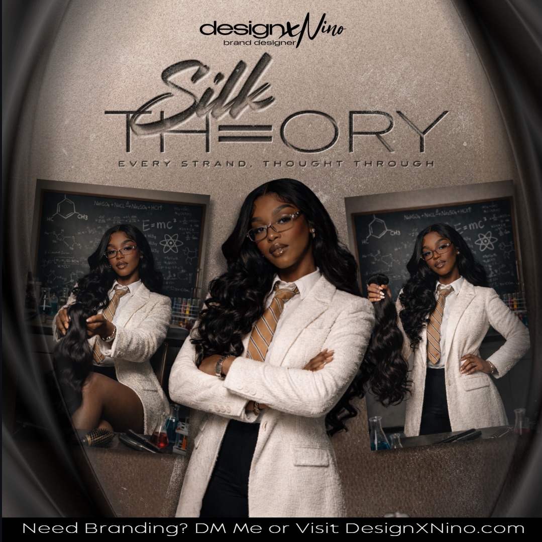 They brought me a name…🤔
I built the vision 🥼🧬 and the foundation.
For SILK THEORY, I developed a brand concept rooted in precision, intention, and uncompromising quality. Every detail in this logo was crafted to communicate consistency and credibility before the product is ever touched.
This is what my logo development service is about: turning names into brands that feel established, thoughtful, and ready to compete.
If you’re done playing small with your brand identity,
🤎 Book your logo development service on my website.
Lock in🔒
#branding #graphicdesign #branddesigner #creativedirector #designxnino